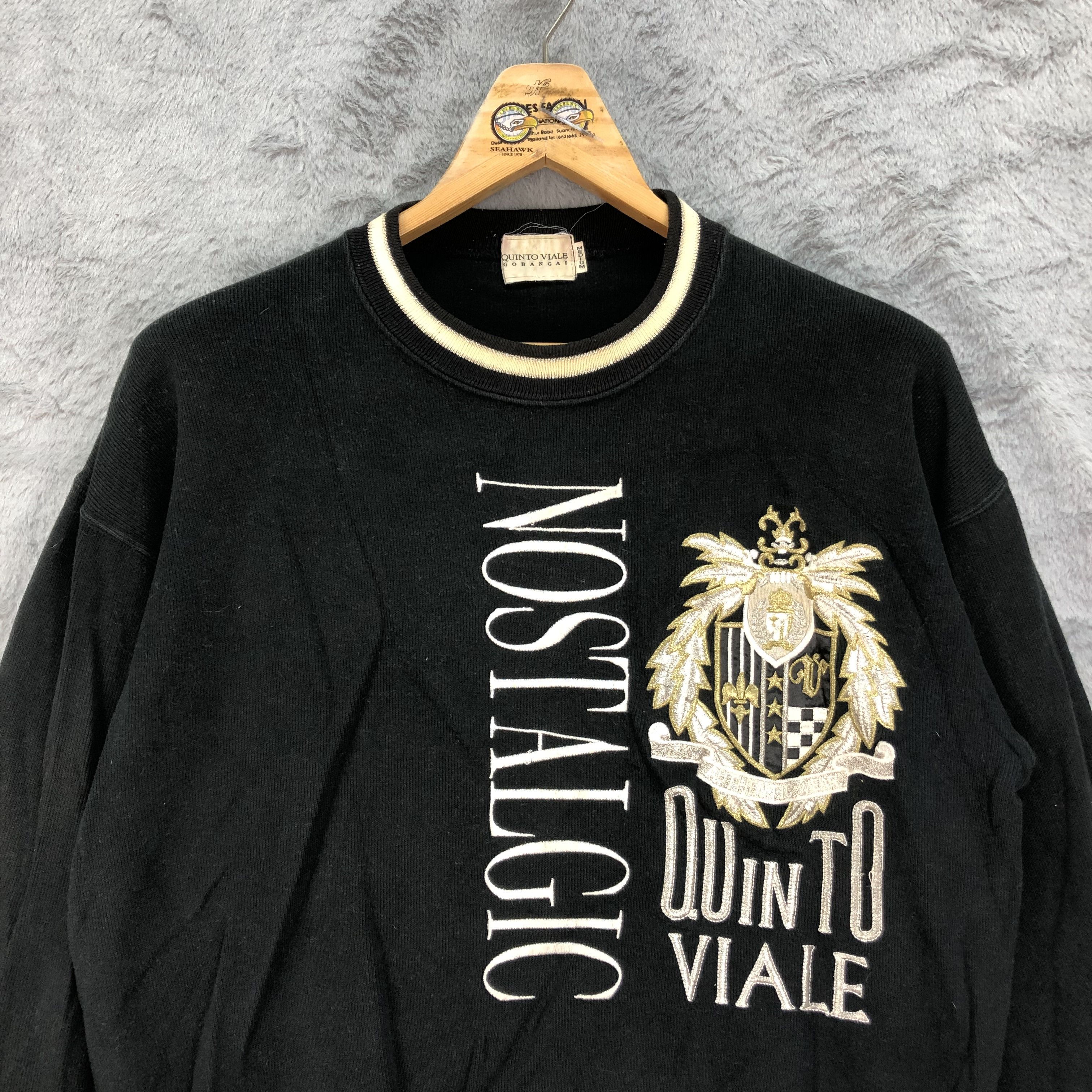 Japanese Brand Quinto Viale Gobangai Nostalgic Embroidery Logo #4497-156 Size US M / EU 48-50 / 2 - 2 Thumbnail