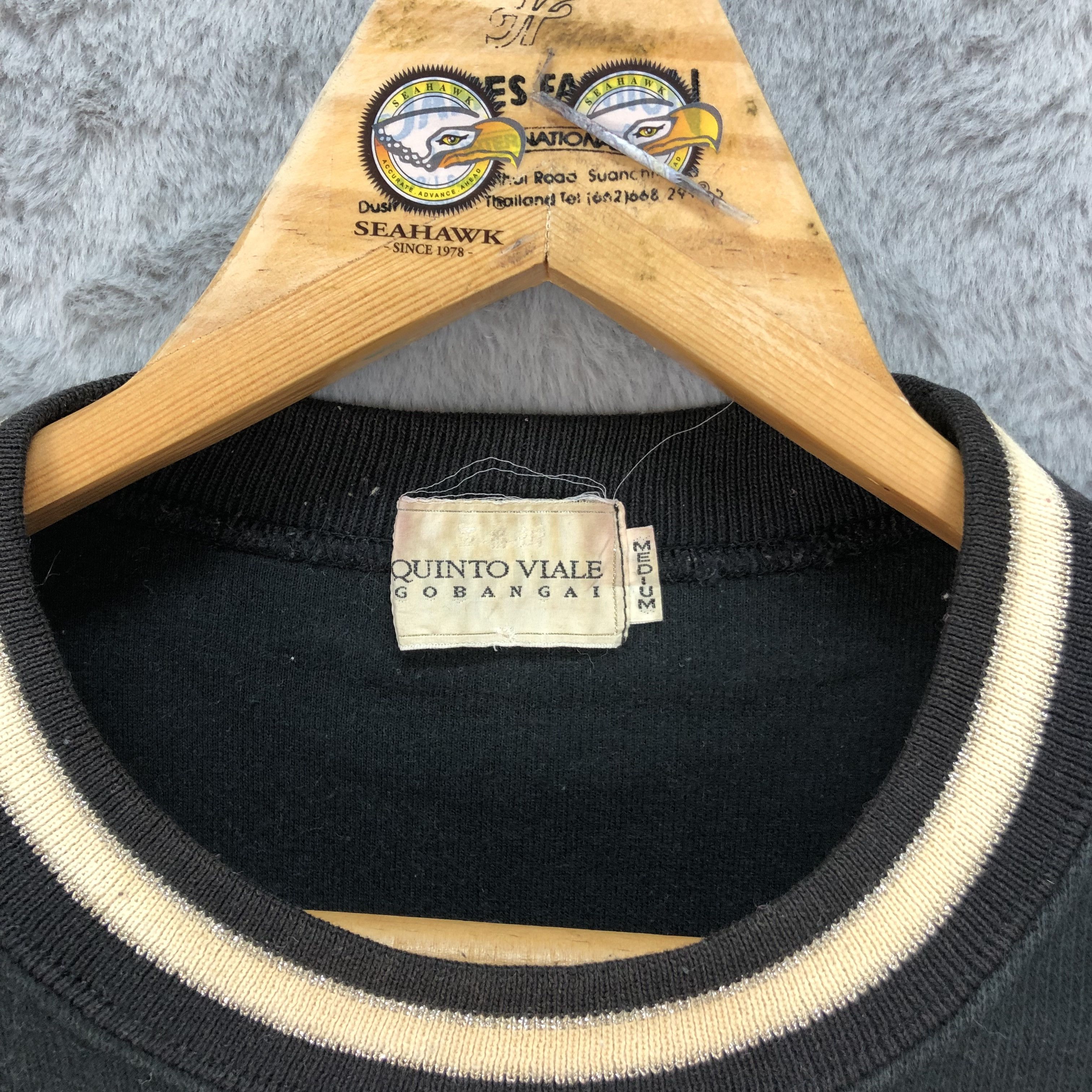 Japanese Brand Quinto Viale Gobangai Nostalgic Embroidery Logo #4497-156 Size US M / EU 48-50 / 2 - 7 Thumbnail