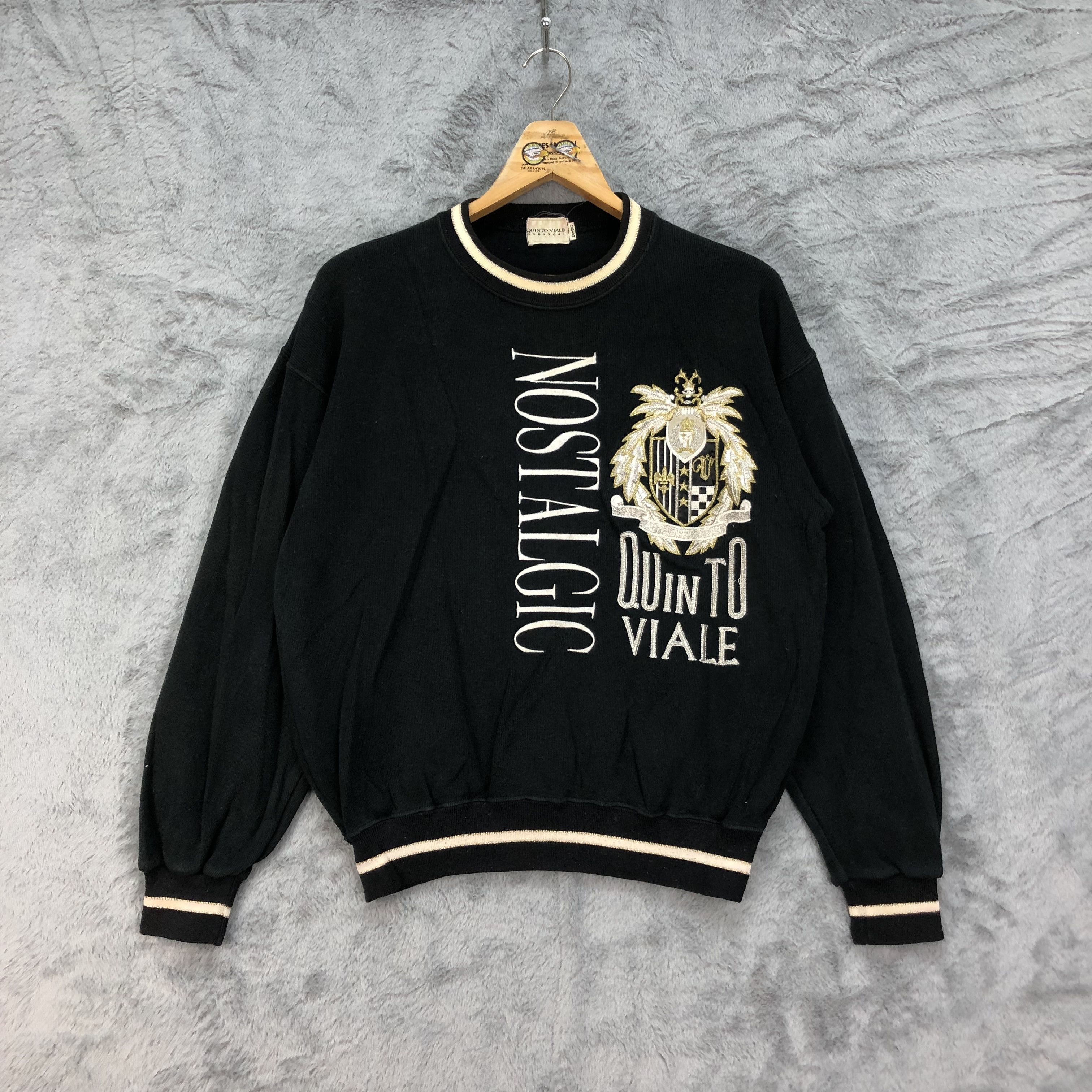 Japanese Brand Quinto Viale Gobangai Nostalgic Embroidery Logo #4497-156 Size US M / EU 48-50 / 2 - 1 Thumbnail