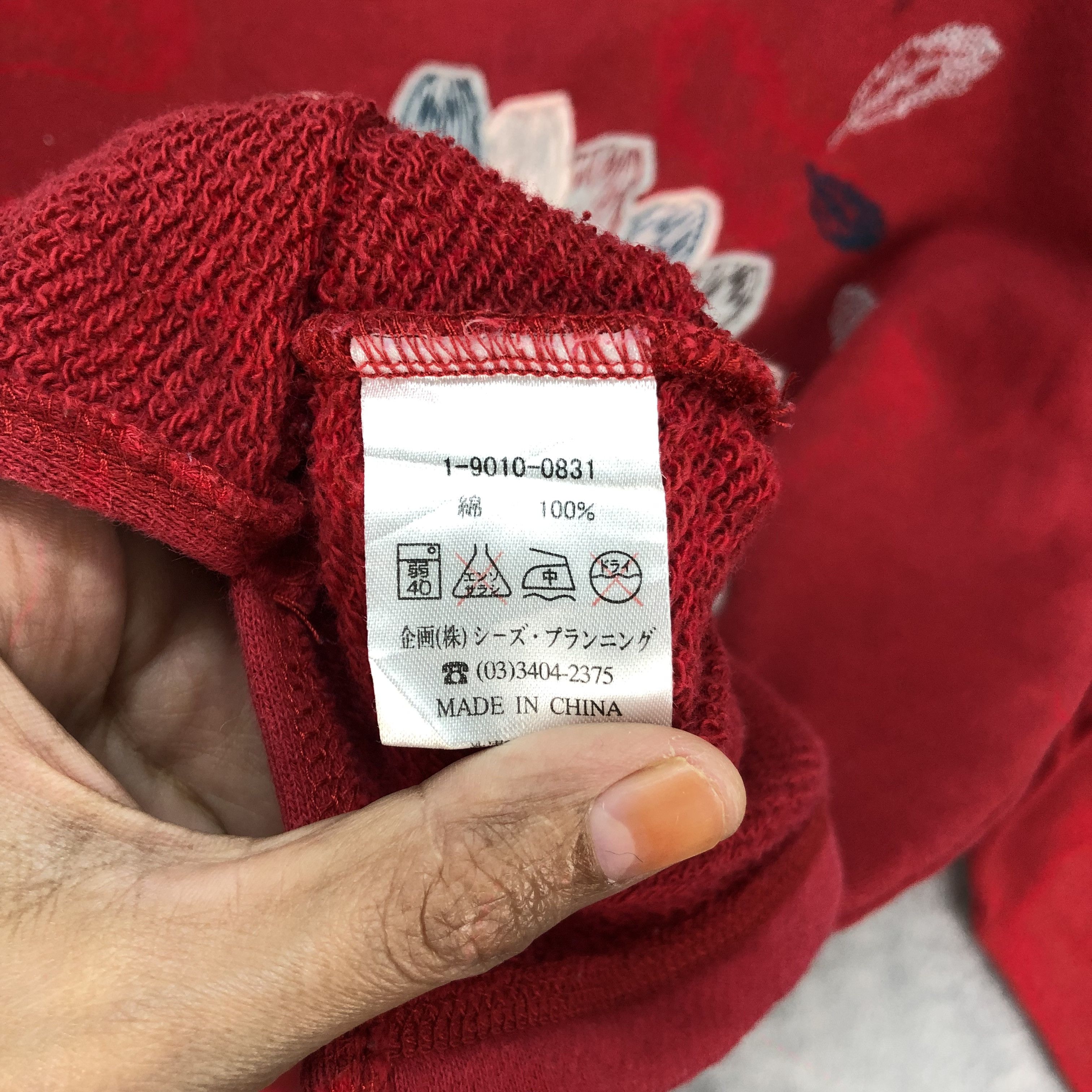 Japanese Brand Drug Store's Apache Hog Big Logo Long Sleeve Tees #4494-156 Size US L / EU 52-54 / 3 - 9 Thumbnail