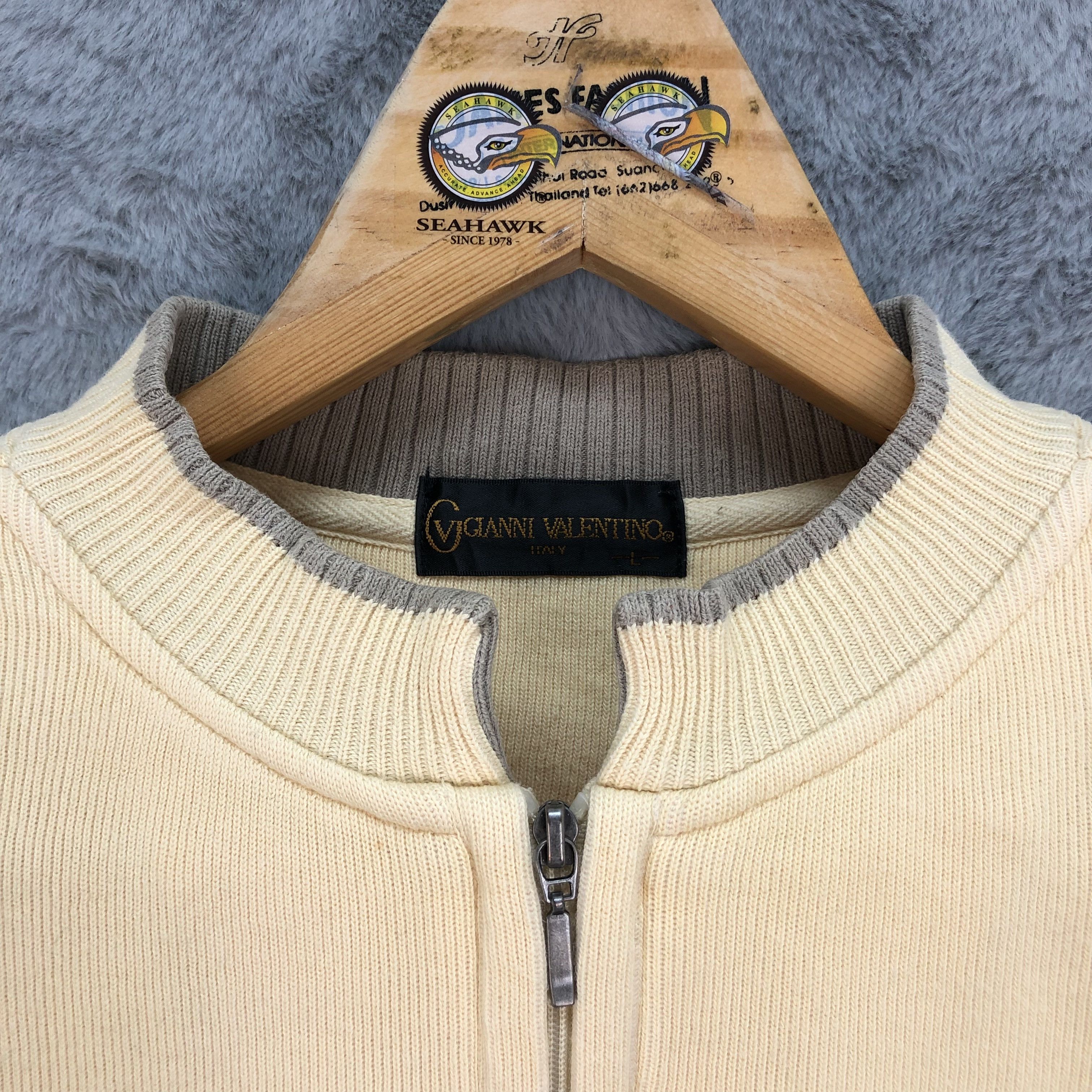 Gianni Valentino Gianni Valentino Italy Neck Zip Sweatshirts #4487-156 Size US L / EU 52-54 / 3 - 8 Thumbnail