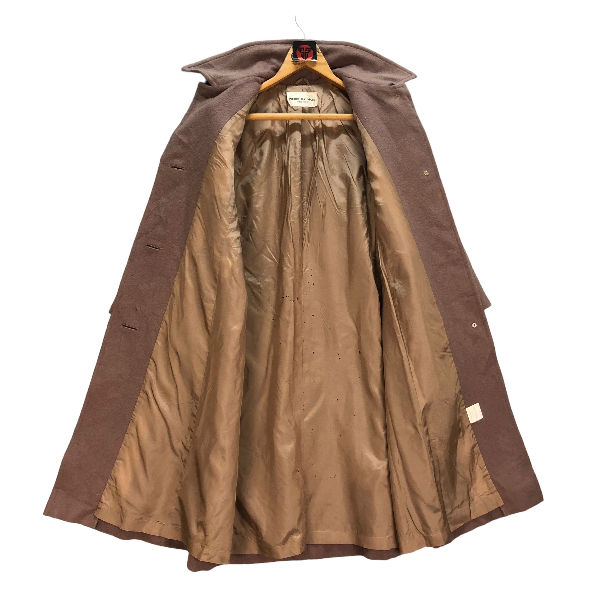 Pierre Balmain VINTAGE PIERRE BALMAIN WOOL LONG COAT #7234-120 Size S / US 4 / IT 40 - 7 Thumbnail