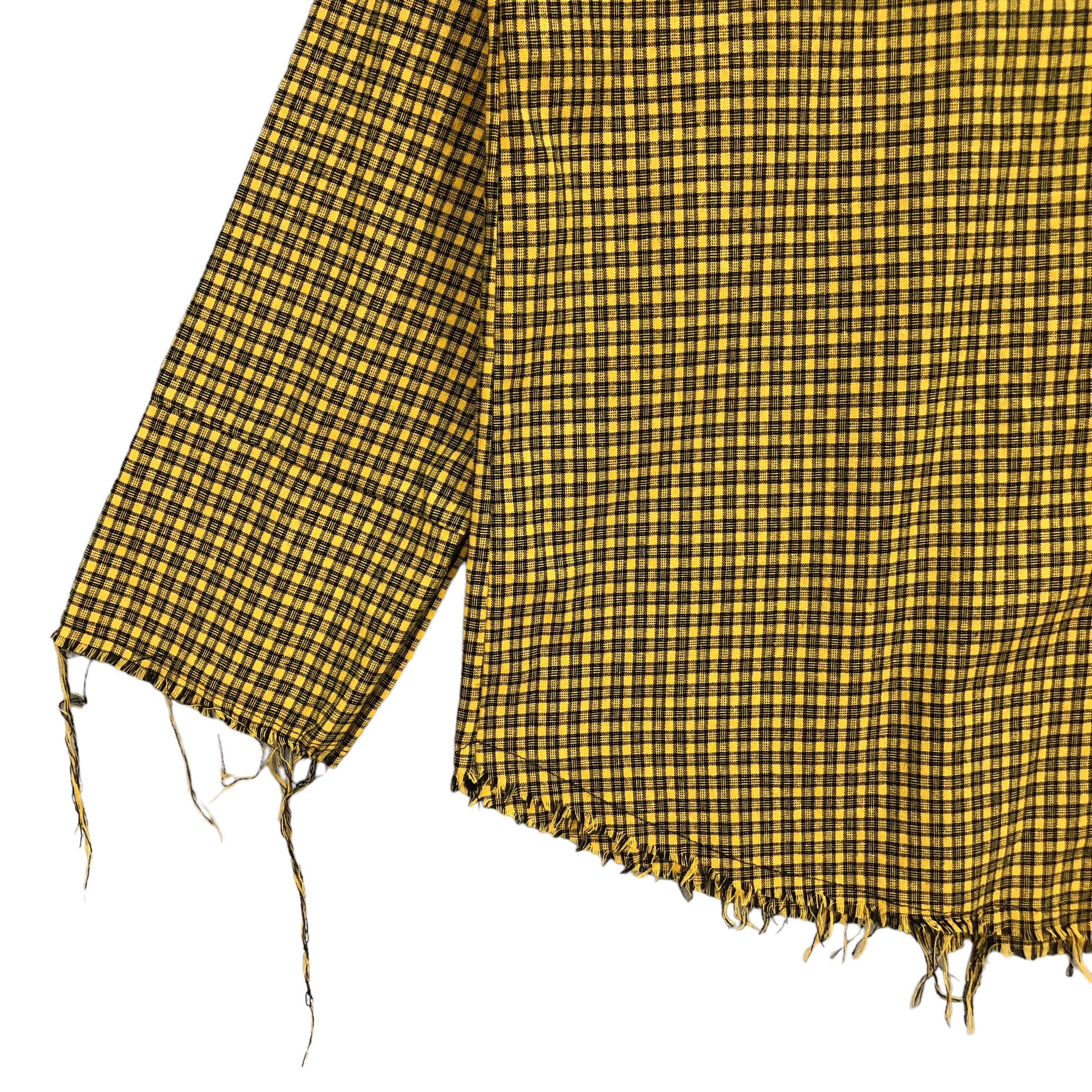 Japanese Brand TRASHED UNDERCLASS HERO CHECKED BUTTON UPS SHIRTS #7231-120 Size US L / EU 52-54 / 3 - 6 Thumbnail