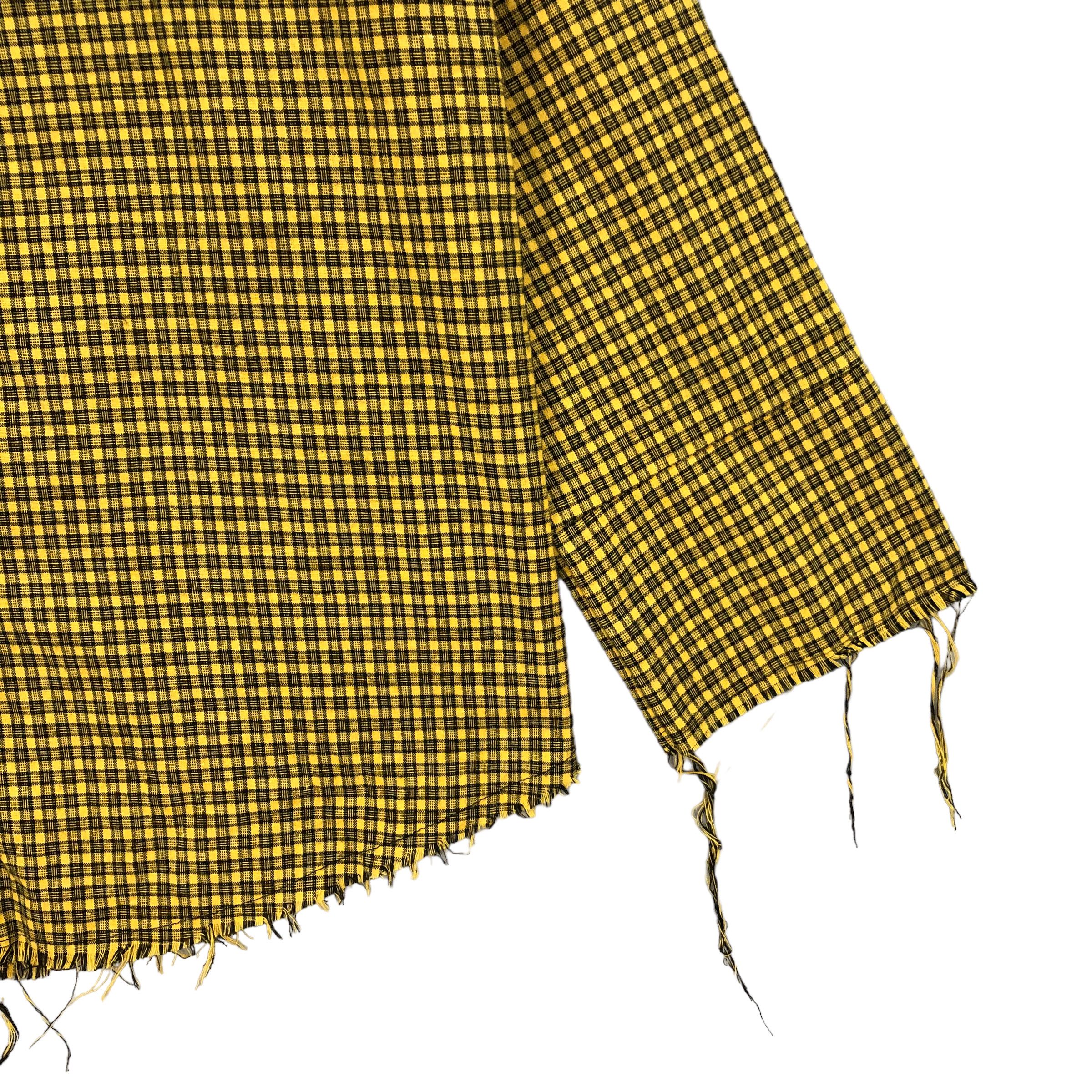 Japanese Brand TRASHED UNDERCLASS HERO CHECKED BUTTON UPS SHIRTS #7231-120 Size US L / EU 52-54 / 3 - 7 Thumbnail