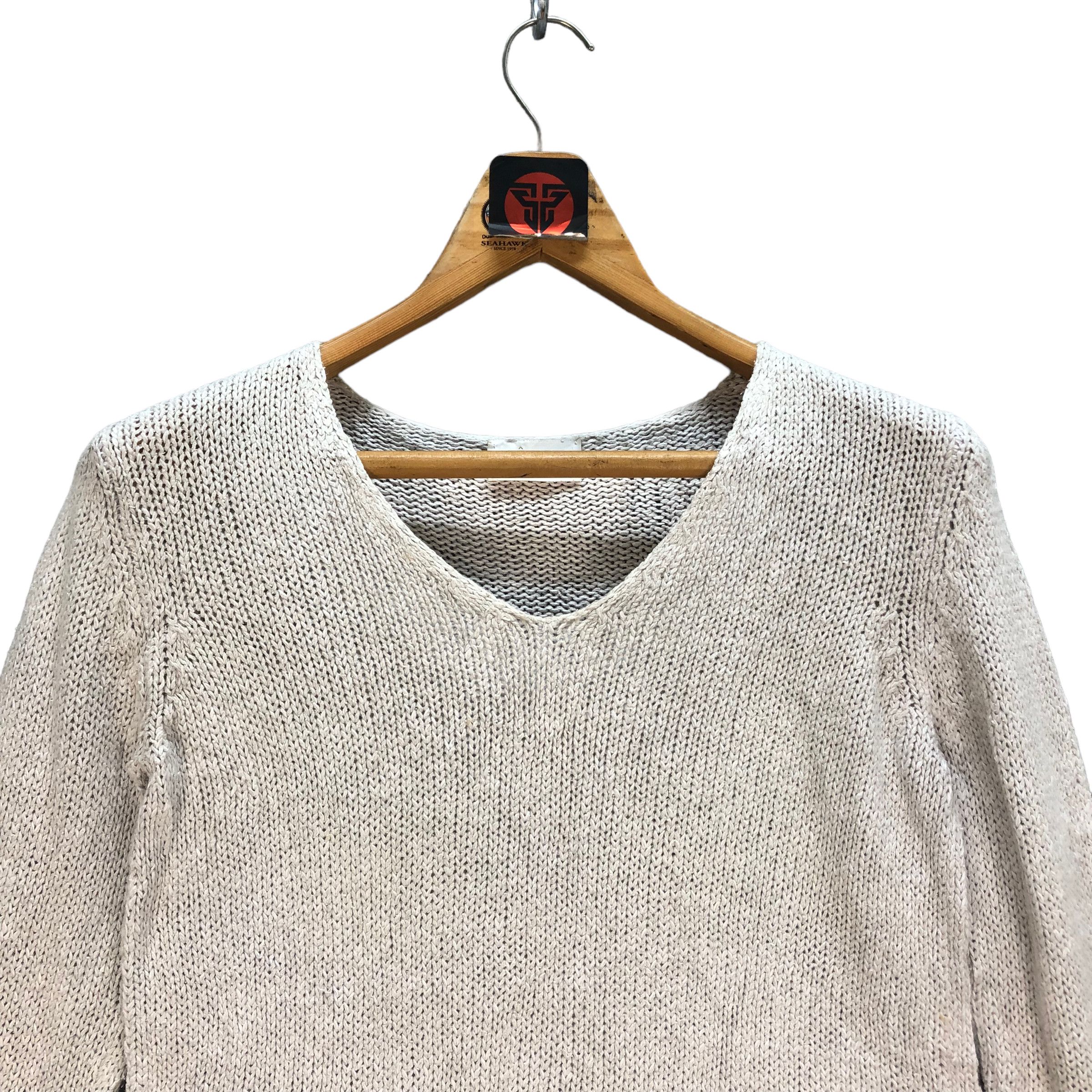 Japanese Brand POLES MAISON MONTAGUT KNITTED SWEATER #7245-121 Size XS / US 0-2 / IT 36-38 - 2 Thumbnail