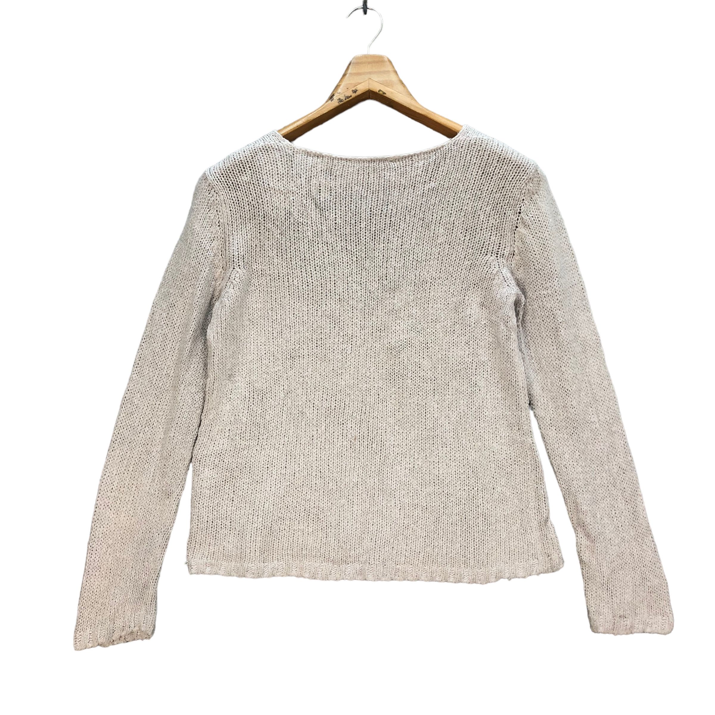 Japanese Brand POLES MAISON MONTAGUT KNITTED SWEATER #7245-121 Size XS / US 0-2 / IT 36-38 - 8 Thumbnail