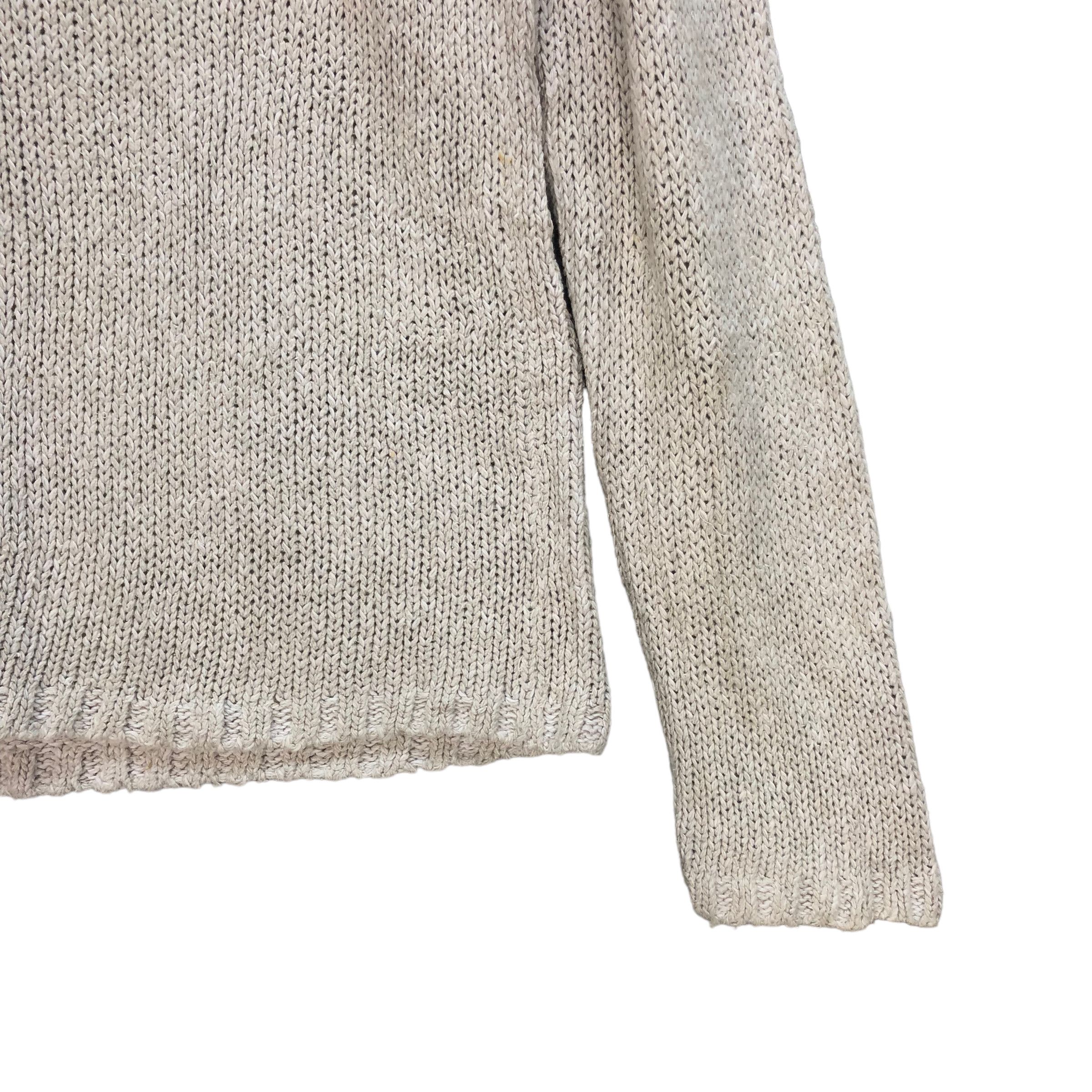 Japanese Brand POLES MAISON MONTAGUT KNITTED SWEATER #7245-121 Size XS / US 0-2 / IT 36-38 - 5 Thumbnail