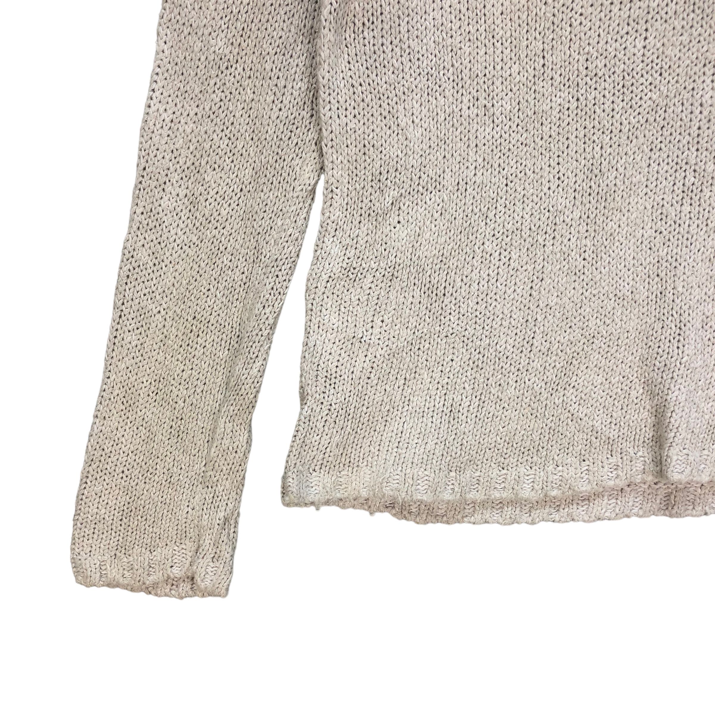 Japanese Brand POLES MAISON MONTAGUT KNITTED SWEATER #7245-121 Size XS / US 0-2 / IT 36-38 - 4 Thumbnail