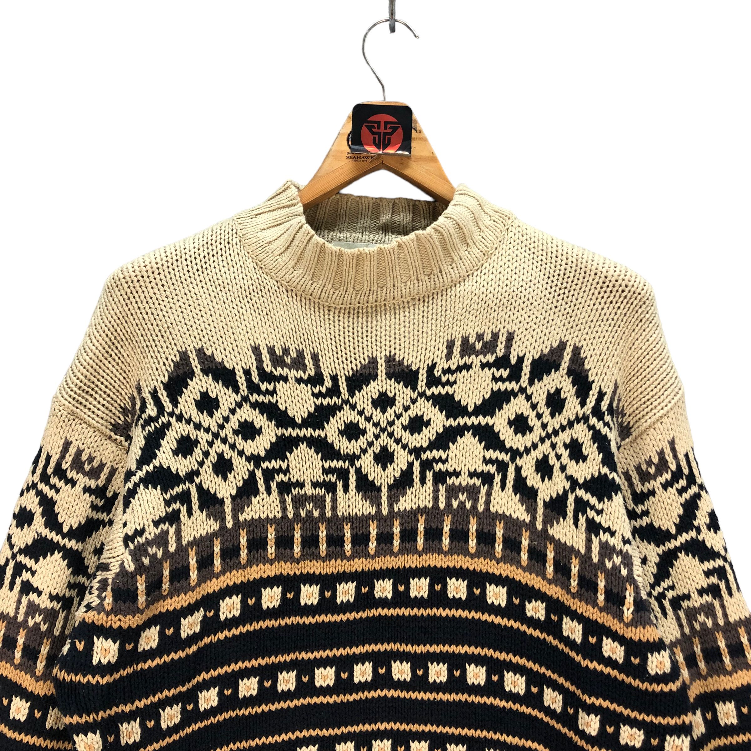Eddie Bauer EDDIE BAUER GRAPHIC KNITTED SWEATER #7246-121 Size US M / EU 48-50 / 2 - 2 Thumbnail