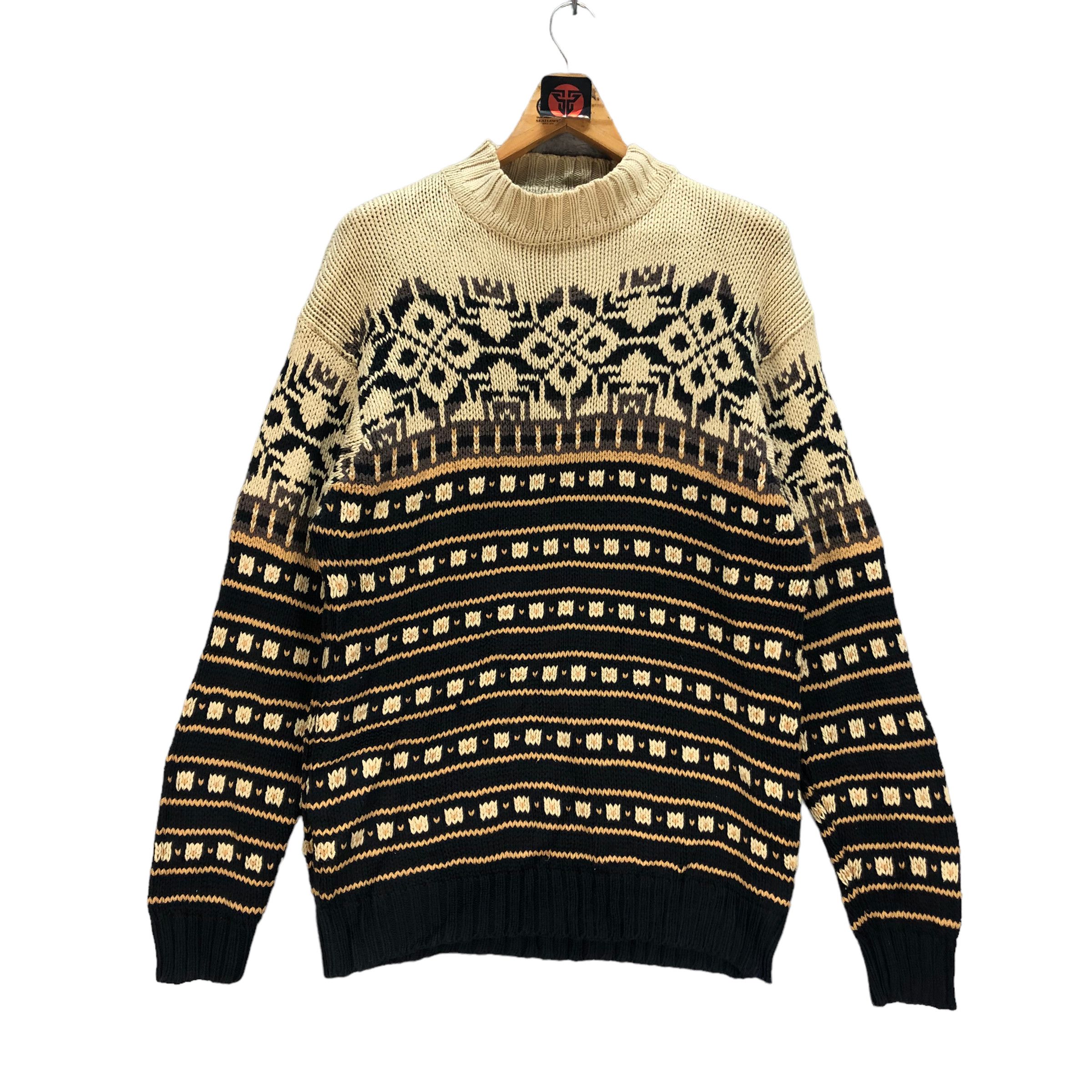Eddie Bauer EDDIE BAUER GRAPHIC KNITTED SWEATER #7246-121 Size US M / EU 48-50 / 2 - 1 Thumbnail