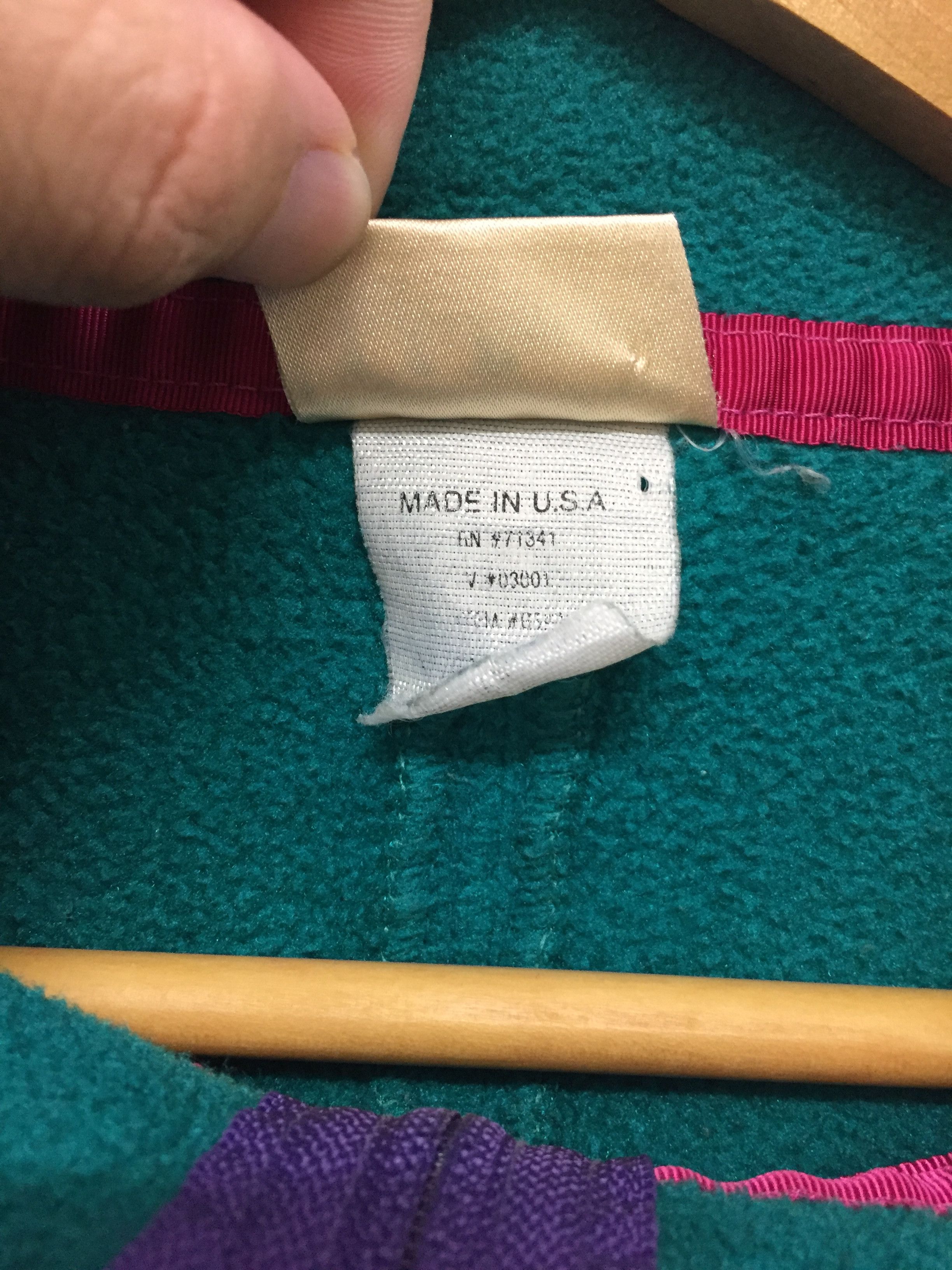 L.L. Bean 90's Made in USA Fleece jacket rare color Size US M / EU 48-50 / 2 - 9 Thumbnail