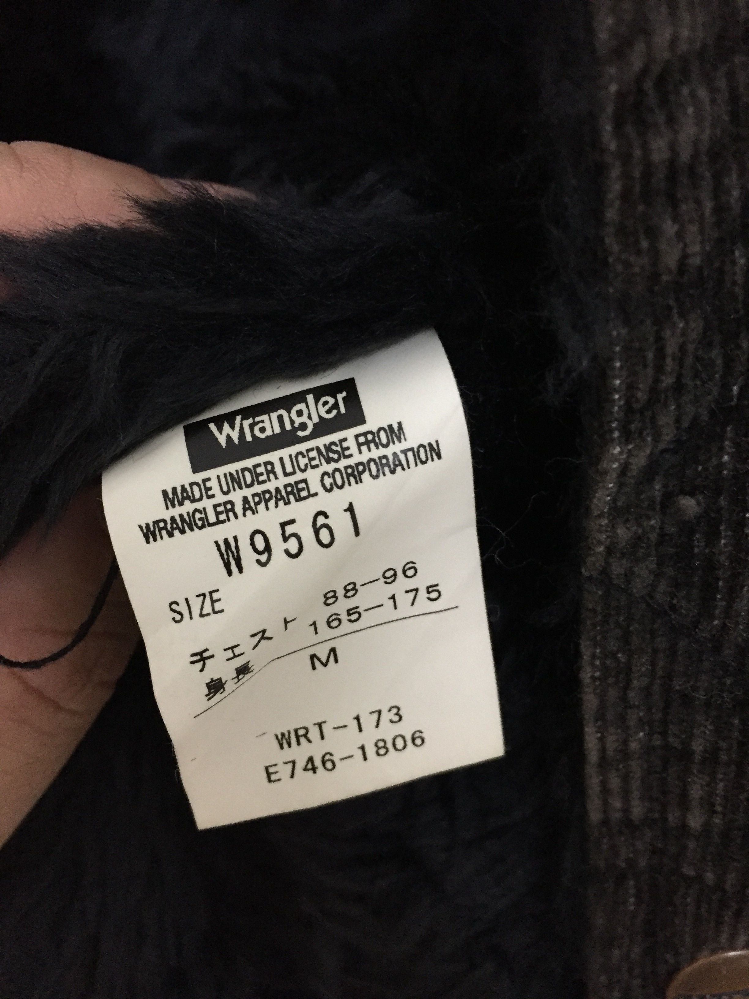 Wrangler 1990s Corduroy Sherpa Jacket winter Size US M / EU 48-50 / 2 - 12 Thumbnail