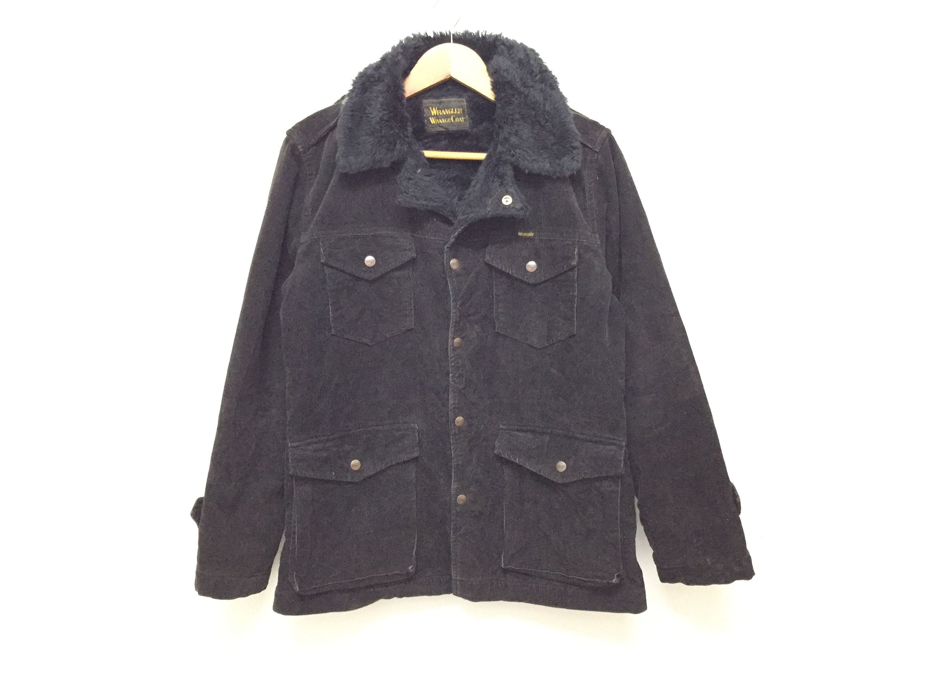 Wrangler 1990s Corduroy Sherpa Jacket winter Size US M / EU 48-50 / 2 - 2 Thumbnail