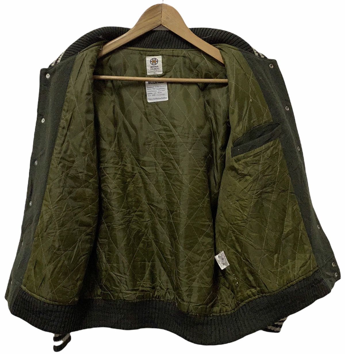 Japanese Brand MARINA DELREY PATCHWORK WOOL VARSITY JACKET Size US M / EU 48-50 / 2 - 10 Thumbnail