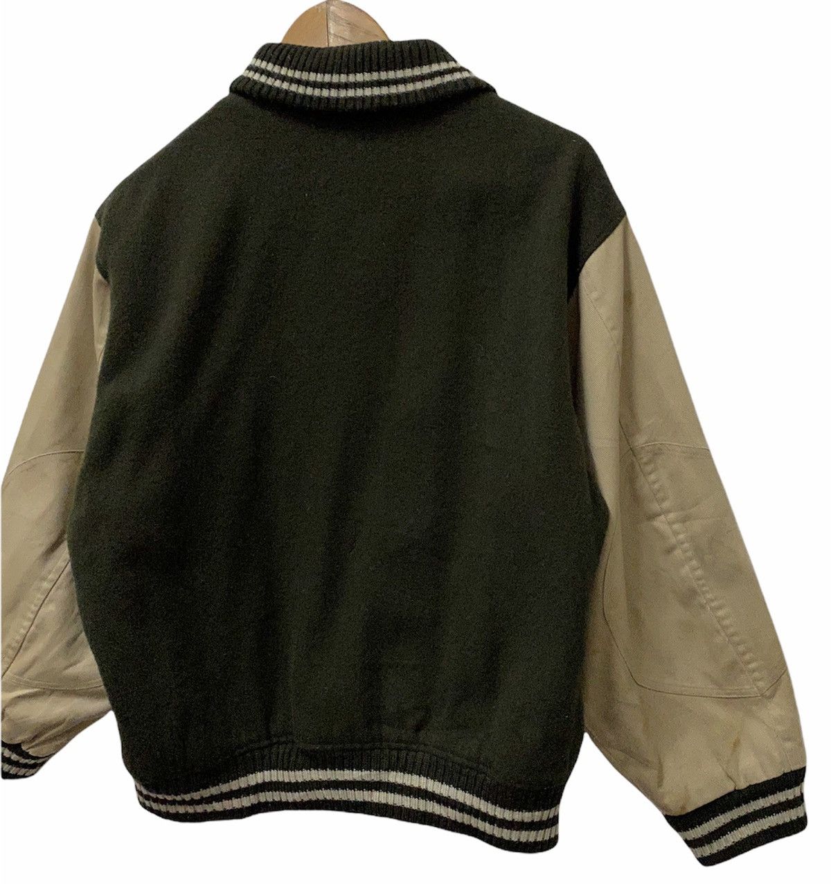 Japanese Brand MARINA DELREY PATCHWORK WOOL VARSITY JACKET Size US M / EU 48-50 / 2 - 8 Thumbnail
