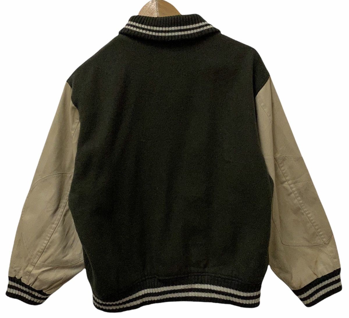 Japanese Brand MARINA DELREY PATCHWORK WOOL VARSITY JACKET Size US M / EU 48-50 / 2 - 7 Thumbnail