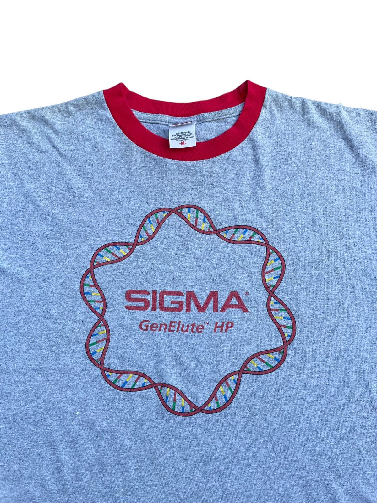 Anvil Vintage Sigma Genelute HP Ringger Tshirt Size US M / EU 48-50 / 2 - 3 Thumbnail