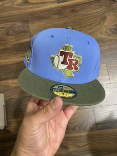 New Era Fitted Hat 7 1/2 MLB Club Myfitteds Texas Rangers Exclusive Patch  Grail