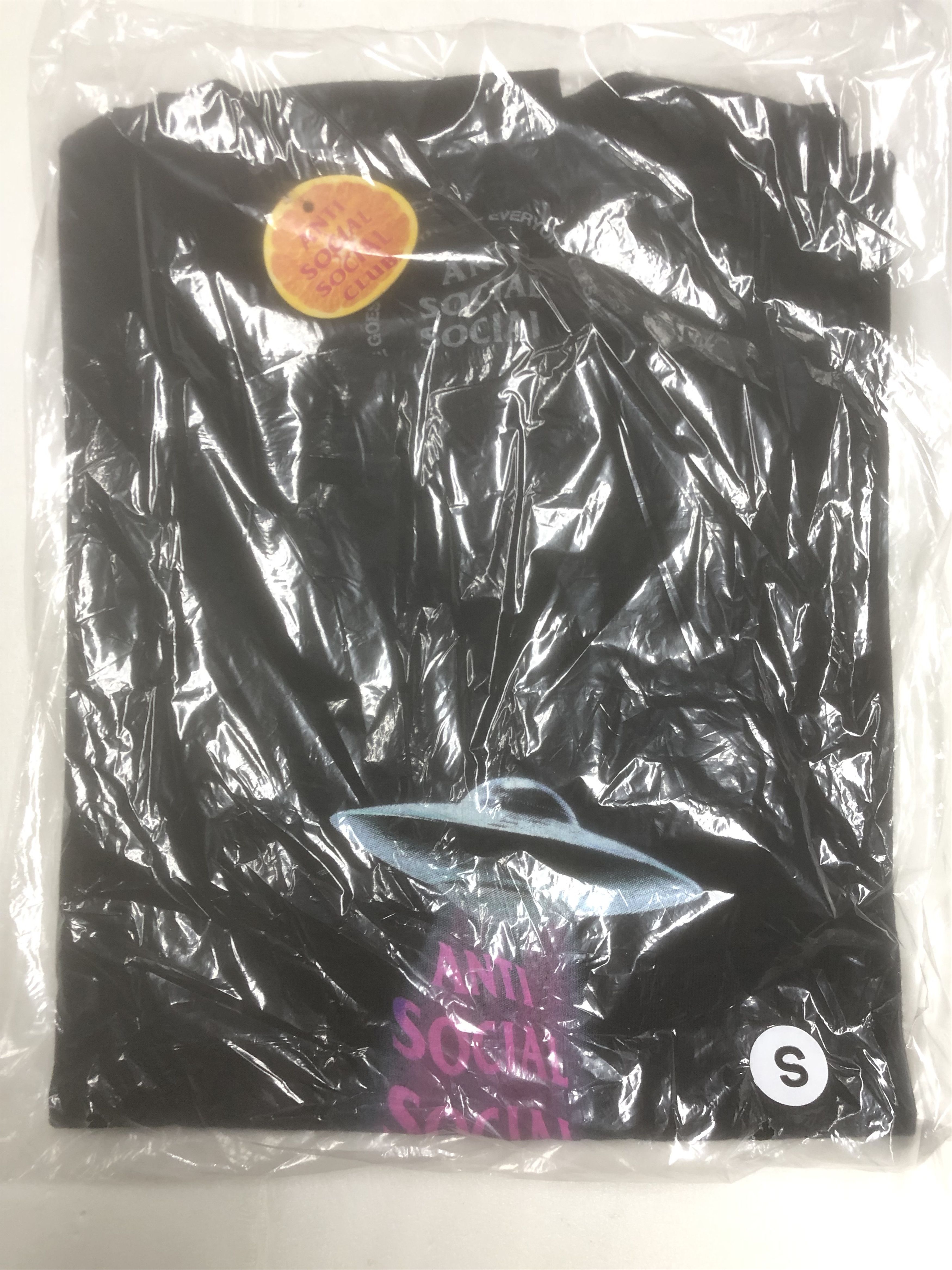 Anti Social Social Club DS AW21 Purple ASSC Thoughts Black Tee BAPE KITH KAWS VLONE Size US S / EU 44-46 / 1 - 2 Thumbnail