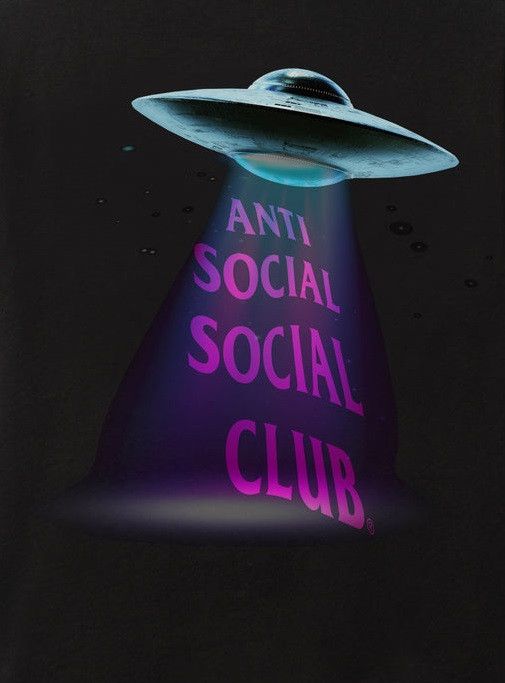 Anti Social Social Club DS AW21 Purple ASSC Thoughts Black Tee BAPE KITH KAWS VLONE Size US S / EU 44-46 / 1 - 3 Thumbnail