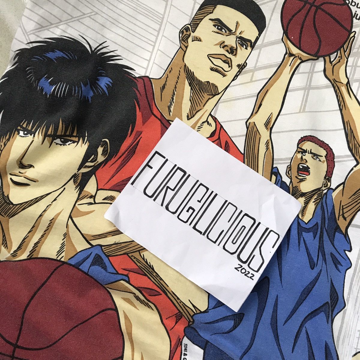 Anime × Japanese Brand × Vintage VINTAGE SLAM DUNK Japanese Manga Anime Movie t-shirt Size US L / EU 52-54 / 3 - 6 Thumbnail