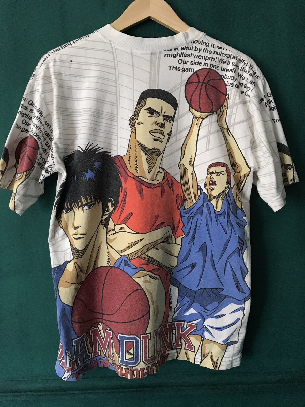 Anime × Japanese Brand × Vintage VINTAGE SLAM DUNK Japanese Manga Anime Movie t-shirt Size US L / EU 52-54 / 3 - 3 Thumbnail
