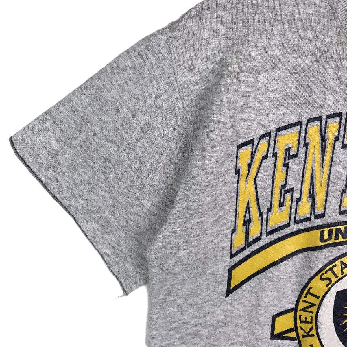 Vintage Vintage 80s Kent State University Short Sleeve Sweatshirt Size US M / EU 48-50 / 2 - 5 Thumbnail