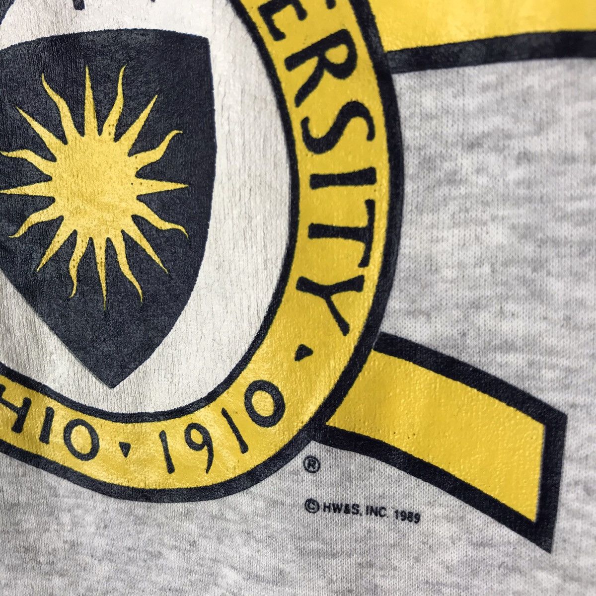 Vintage Vintage 80s Kent State University Short Sleeve Sweatshirt Size US M / EU 48-50 / 2 - 4 Thumbnail