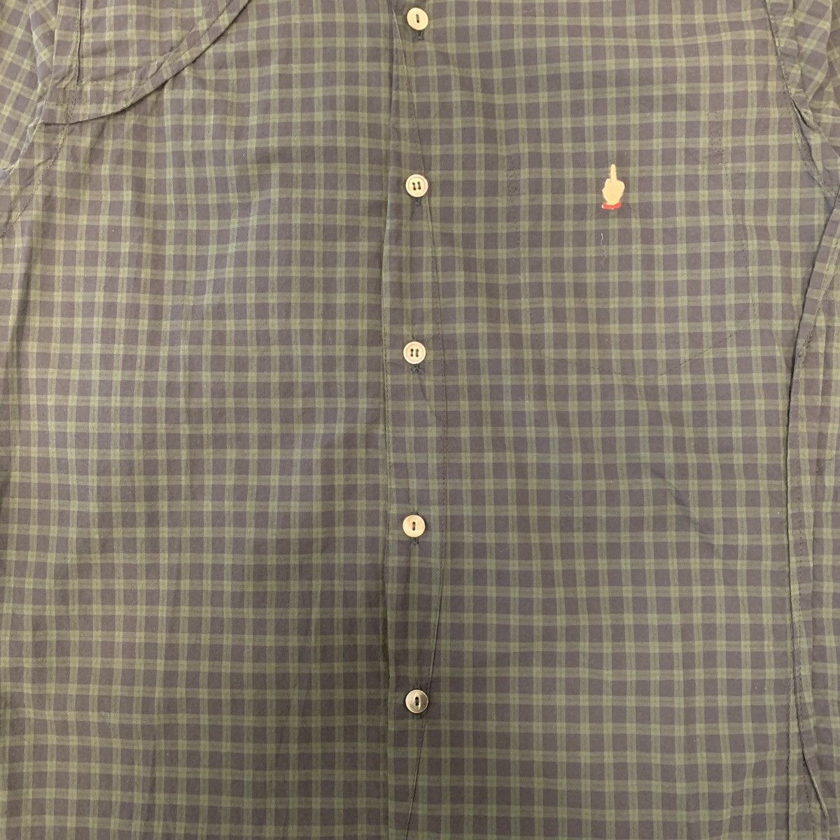 Undercover Undercover 13SS Middle Finger Button Up Size US M / EU 48-50 / 2 - 3 Thumbnail