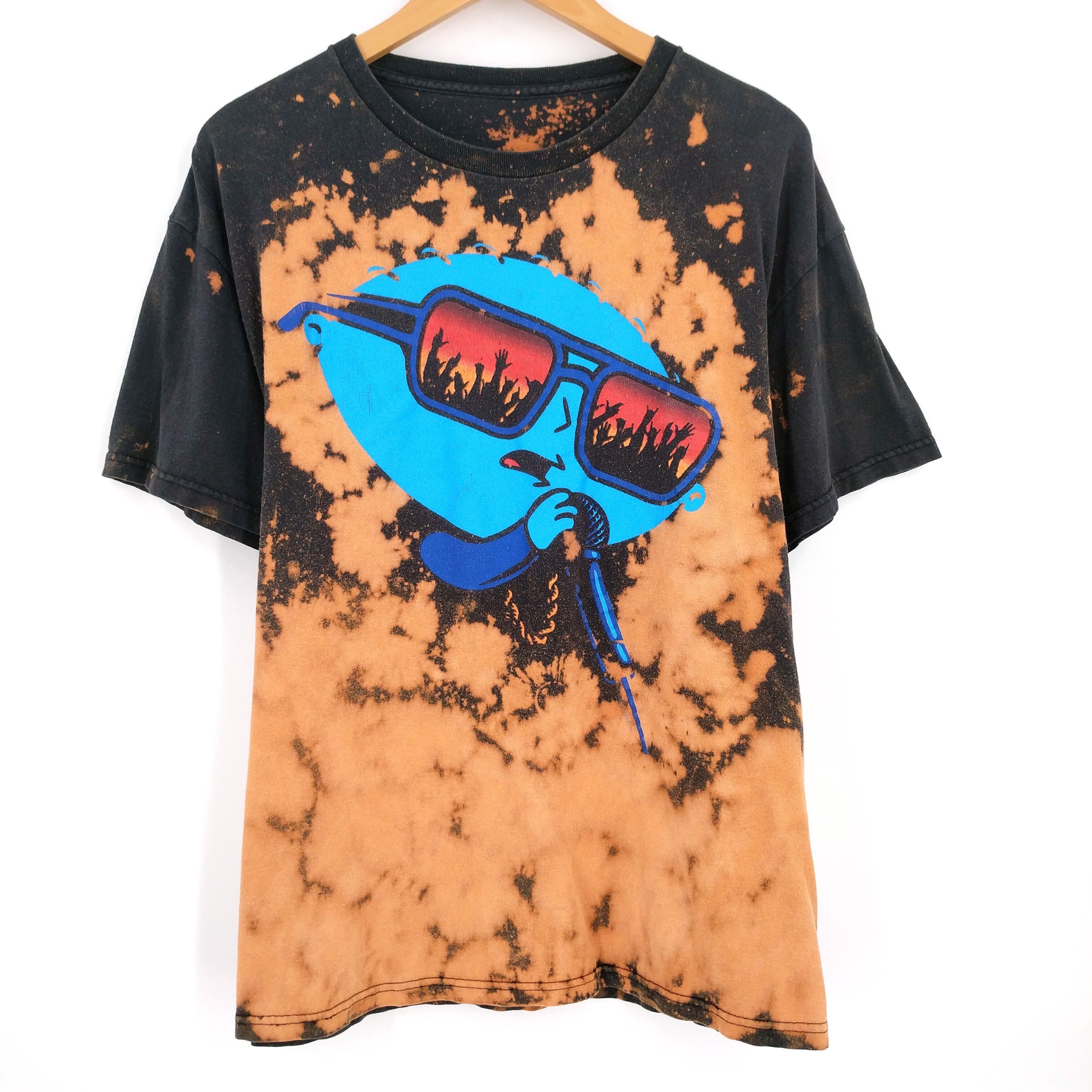 Other Stewie Family Guy Custom Bleached Tie Dye Flame T-Shirt Size US XL / EU 56 / 4 - 1 Thumbnail