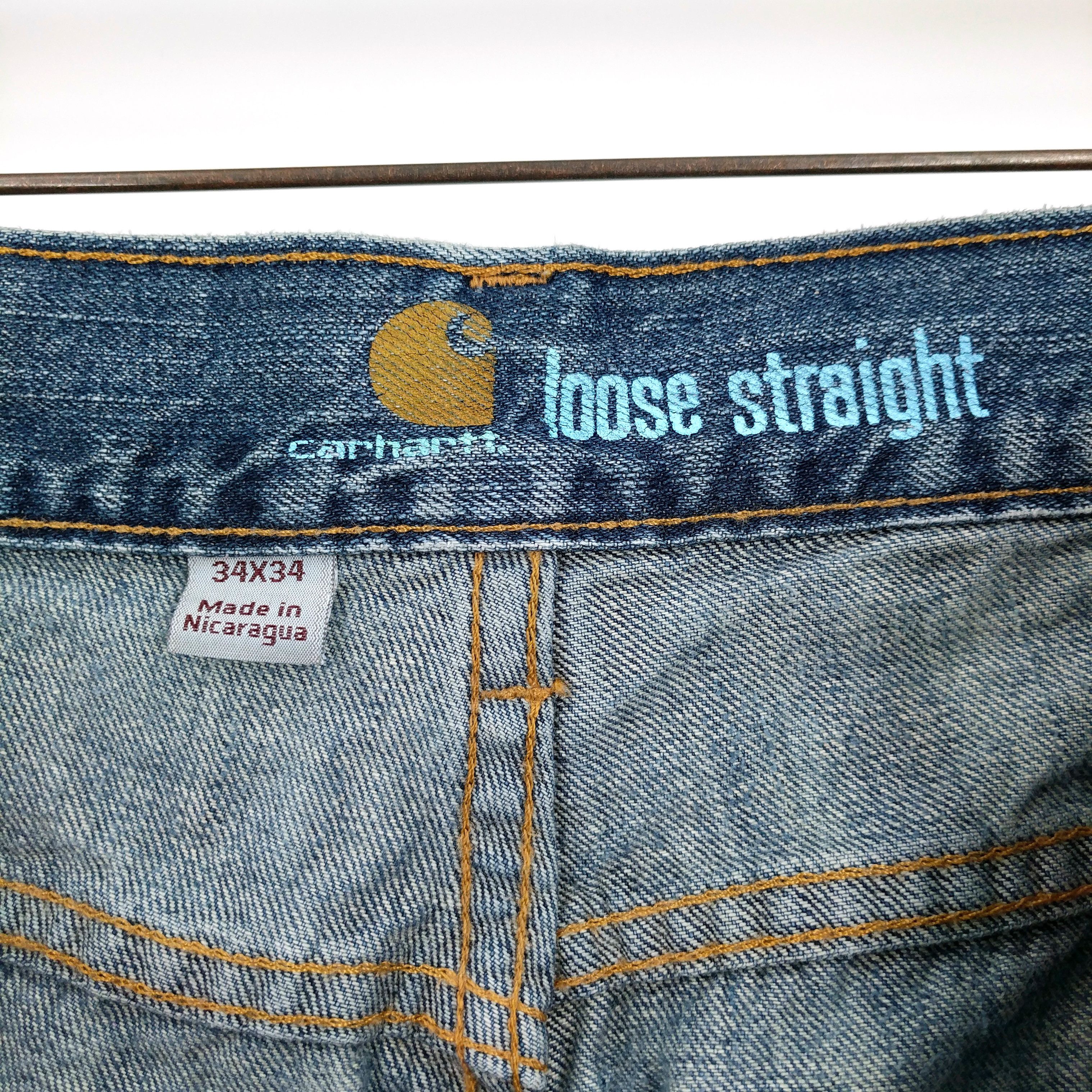 Carhartt Carhartt Custom Hand Painted Bleached Work Denim Jeans Size US 34 / EU 50 - 7 Thumbnail