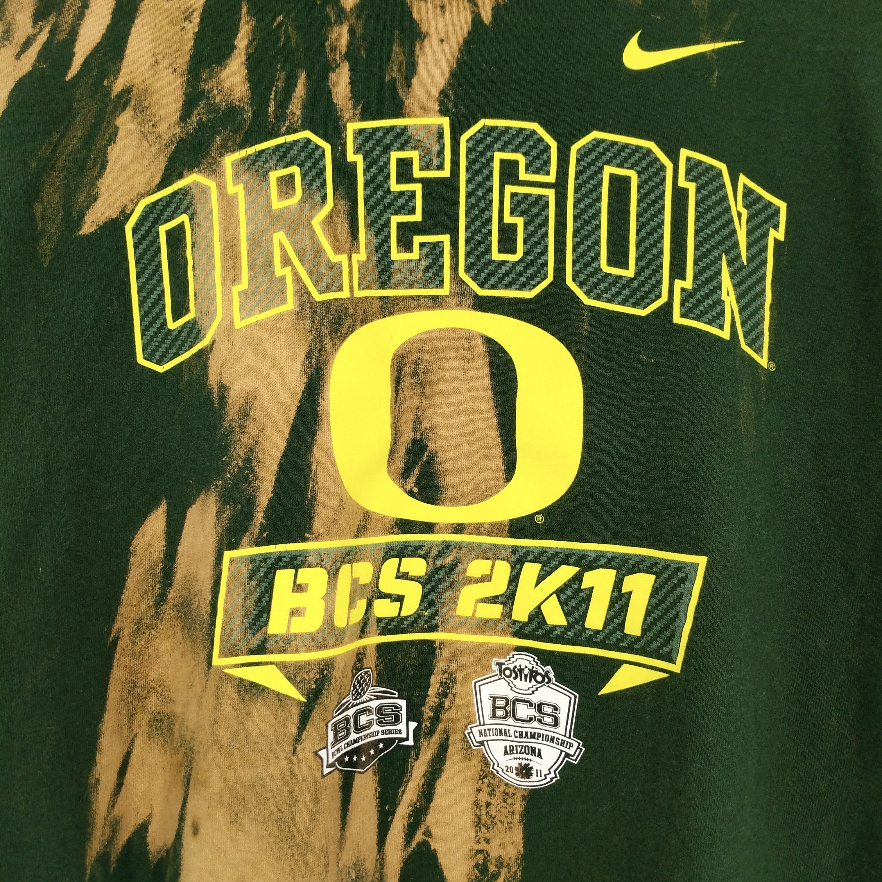 Nike NIKE Custom Oregon Ducks BCS 2K11 Championship T-Shirt Size US XXL / EU 58 / 5 - 3 Thumbnail
