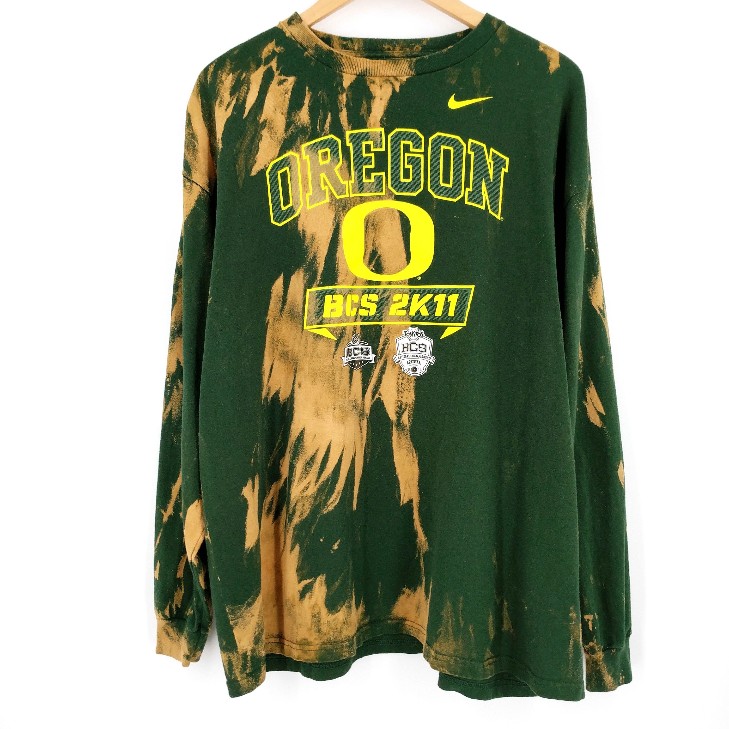 Nike NIKE Custom Oregon Ducks BCS 2K11 Championship T-Shirt Size US XXL / EU 58 / 5 - 1 Thumbnail