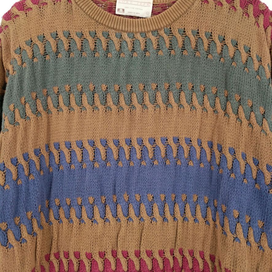 Vintage Vintage Lord Jeff Textured Knit Union Made Crew Sweater Size US L / EU 52-54 / 3 - 2 Thumbnail
