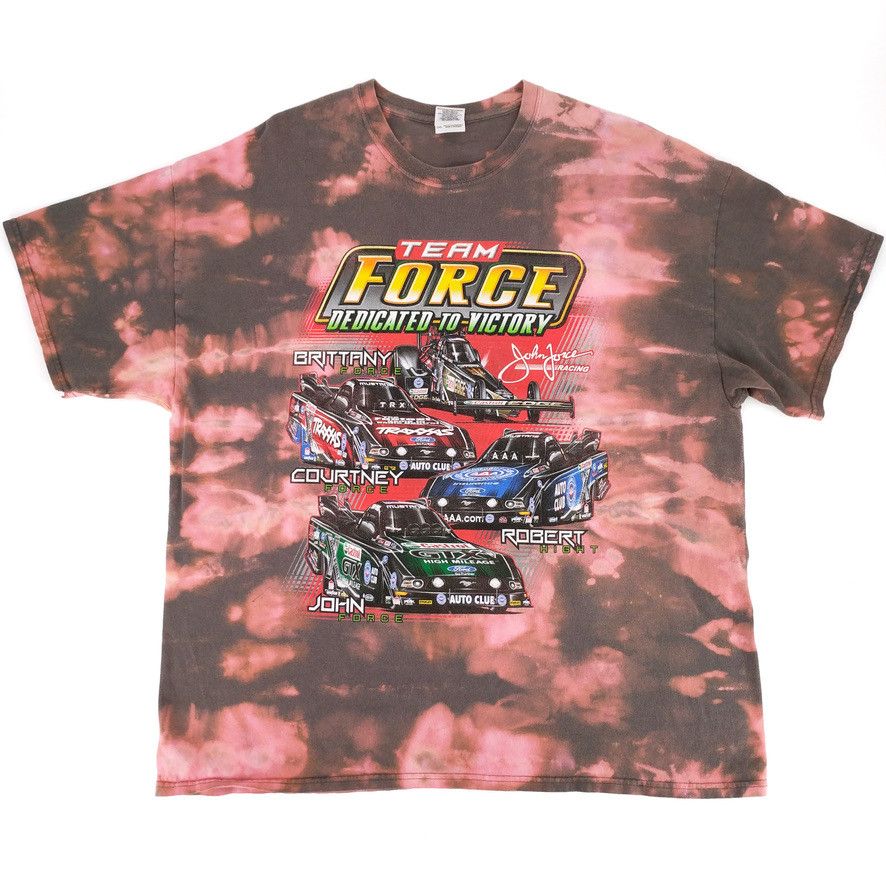 Other John Force Racing Custom Bleached Cars Graphic T-Shirt Size US XXL / EU 58 / 5 - 1 Thumbnail