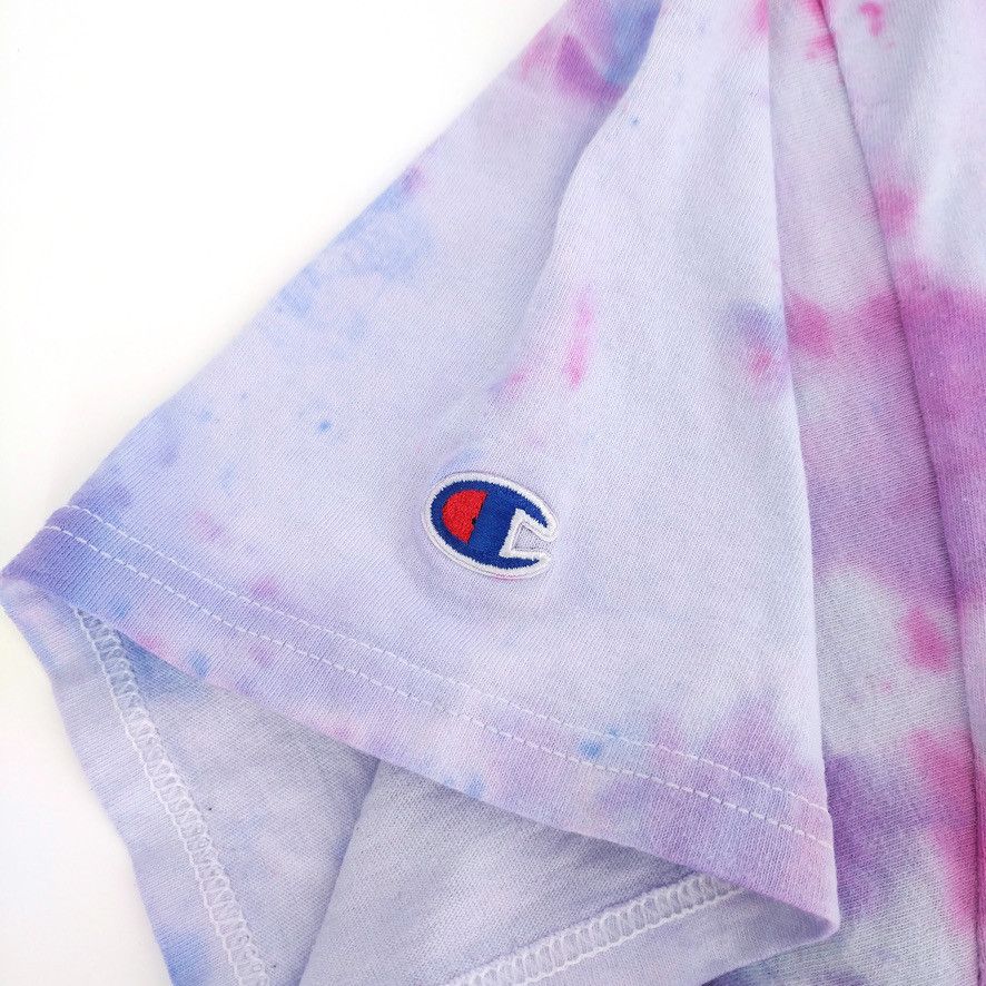 Champion Champion Custom Tie Dye Script Logo Tee T-Shirt Size US L / EU 52-54 / 3 - 4 Thumbnail