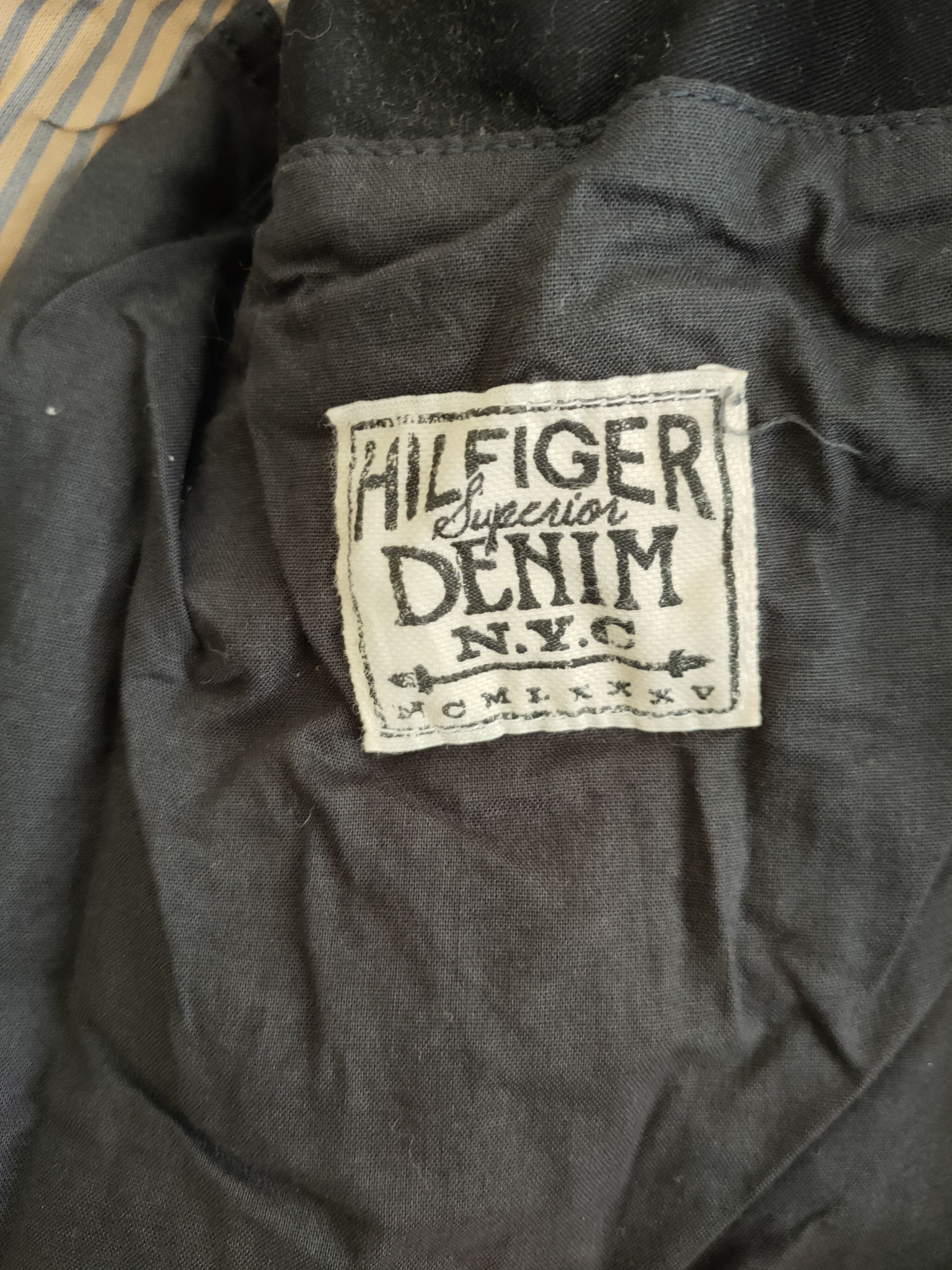 Tommy Hilfiger × Vintage Vintage Tommy Hilfiger denim Varcity Jacket Size US L / EU 52-54 / 3 - 10 Thumbnail