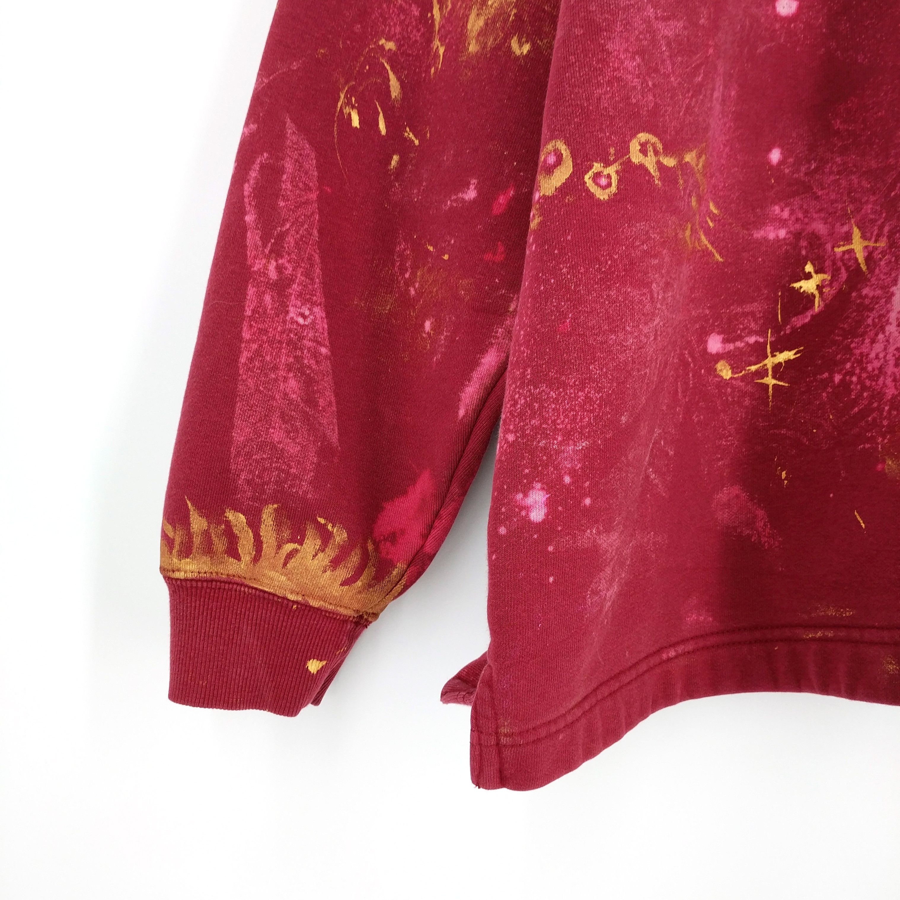 Carhartt Carhartt Custom Painted Hand Bleached Fleece Sweatshirt Size US XL / EU 56 / 4 - 5 Thumbnail