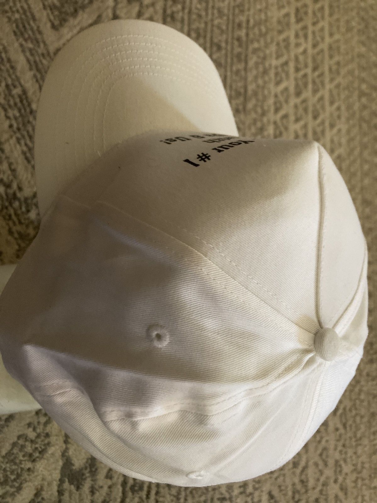 Vintage Rod Your #1 with papa us trucker hat cap funny white finger Size ONE SIZE - 5 Thumbnail