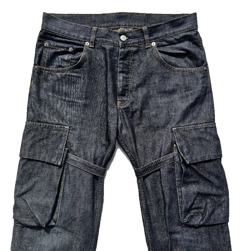 Helmut Lang Helmut Lang 2004S/S Bondage cargo Denim pants Size US 32 / EU 48 - 3 Thumbnail
