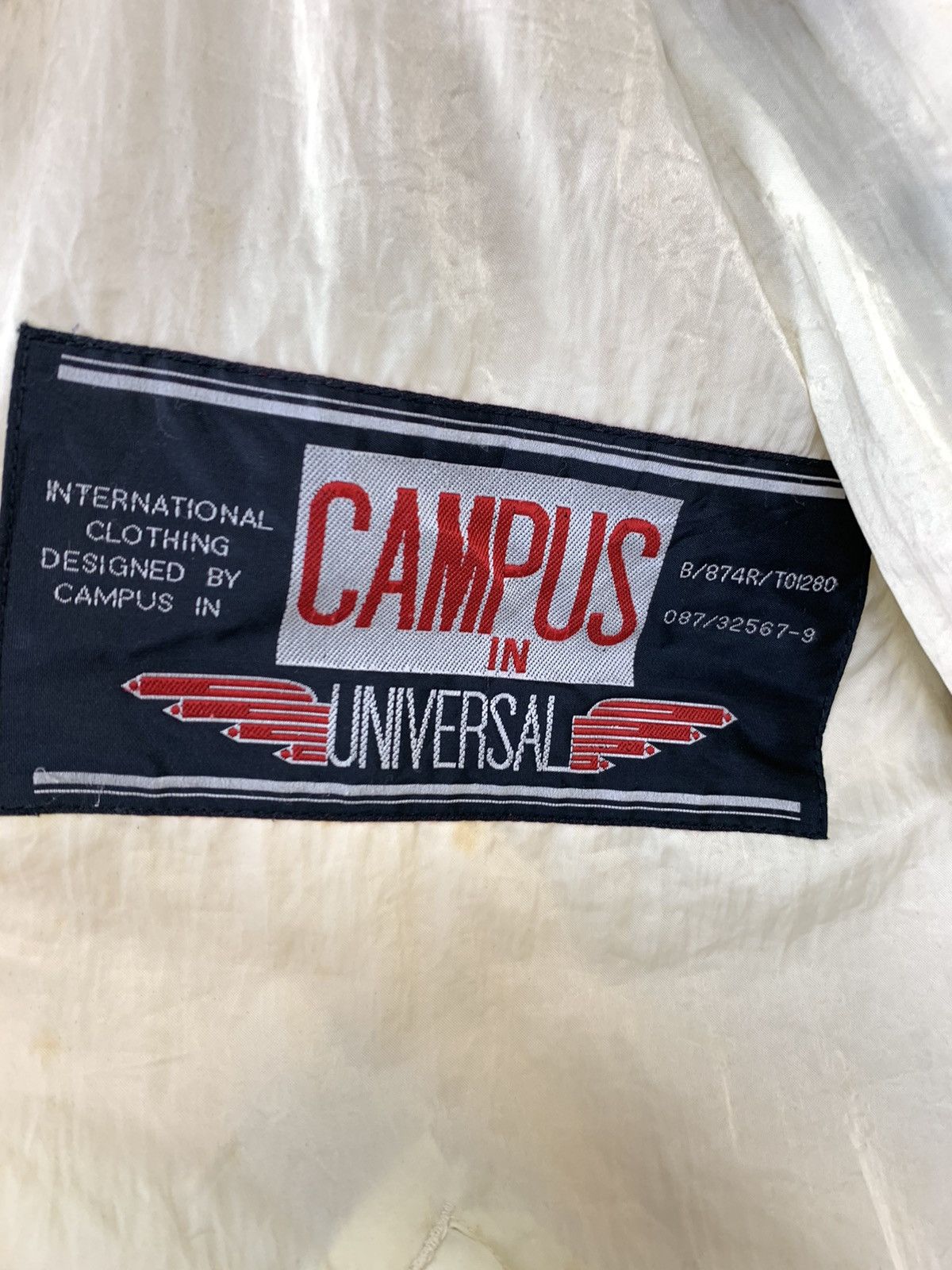 JB Classics × Universal Overall Chicago JBC CAMPUS Rare Reversible Patchwork Varsity Bomber Jacket Size US L / EU 52-54 / 3 - 17 Thumbnail