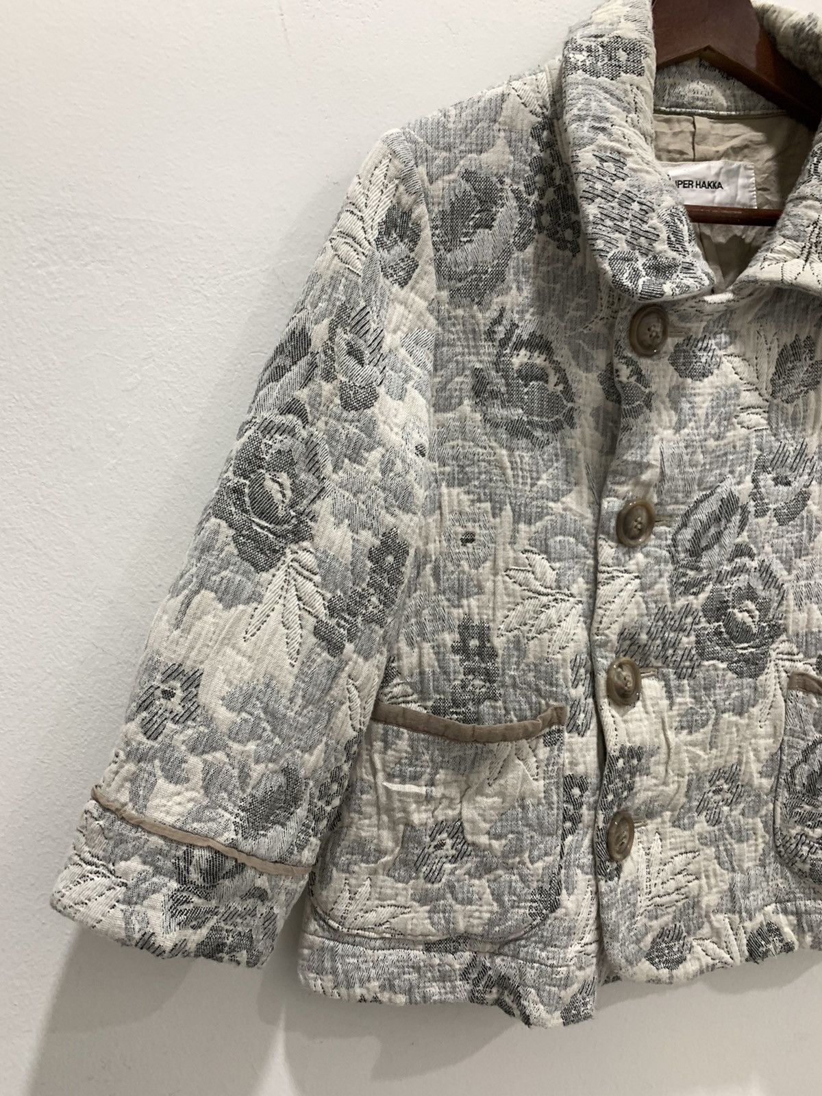 Other SUPER HAKKA Fullprint Floral Breast Versatile Blazer Jacket Size S / US 4 / IT 40 - 6 Thumbnail
