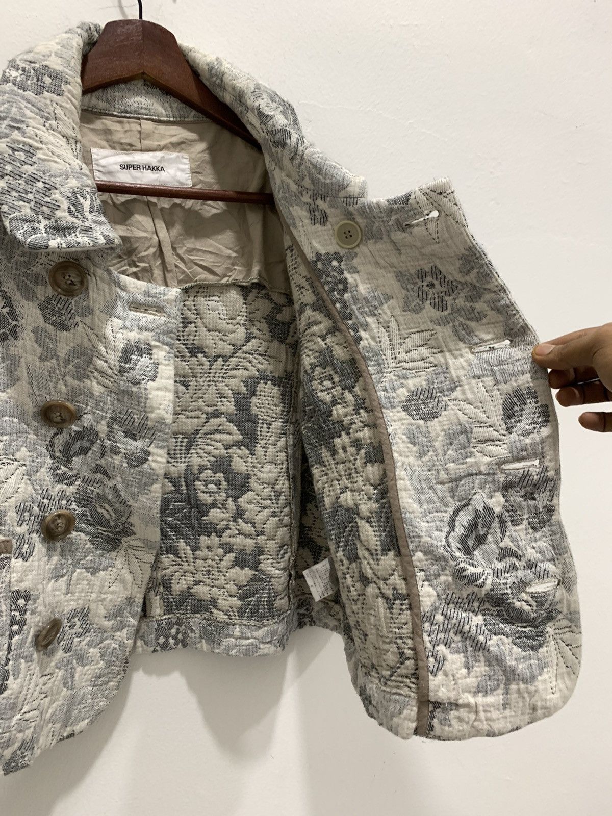 Other SUPER HAKKA Fullprint Floral Breast Versatile Blazer Jacket Size S / US 4 / IT 40 - 11 Thumbnail