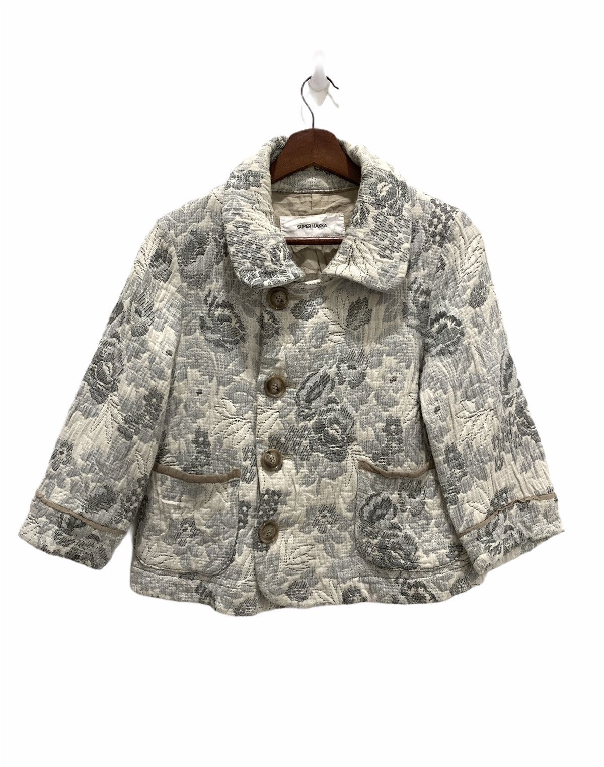 Other SUPER HAKKA Fullprint Floral Breast Versatile Blazer Jacket Size S / US 4 / IT 40 - 1 Thumbnail
