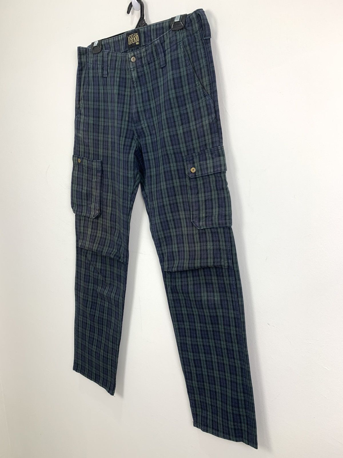 Liberty × Other × Seditionaries LIBERTO PARIS Tartan Baggy Punk Streetwear Denim Cargo Pant Size US 31 - 7 Thumbnail