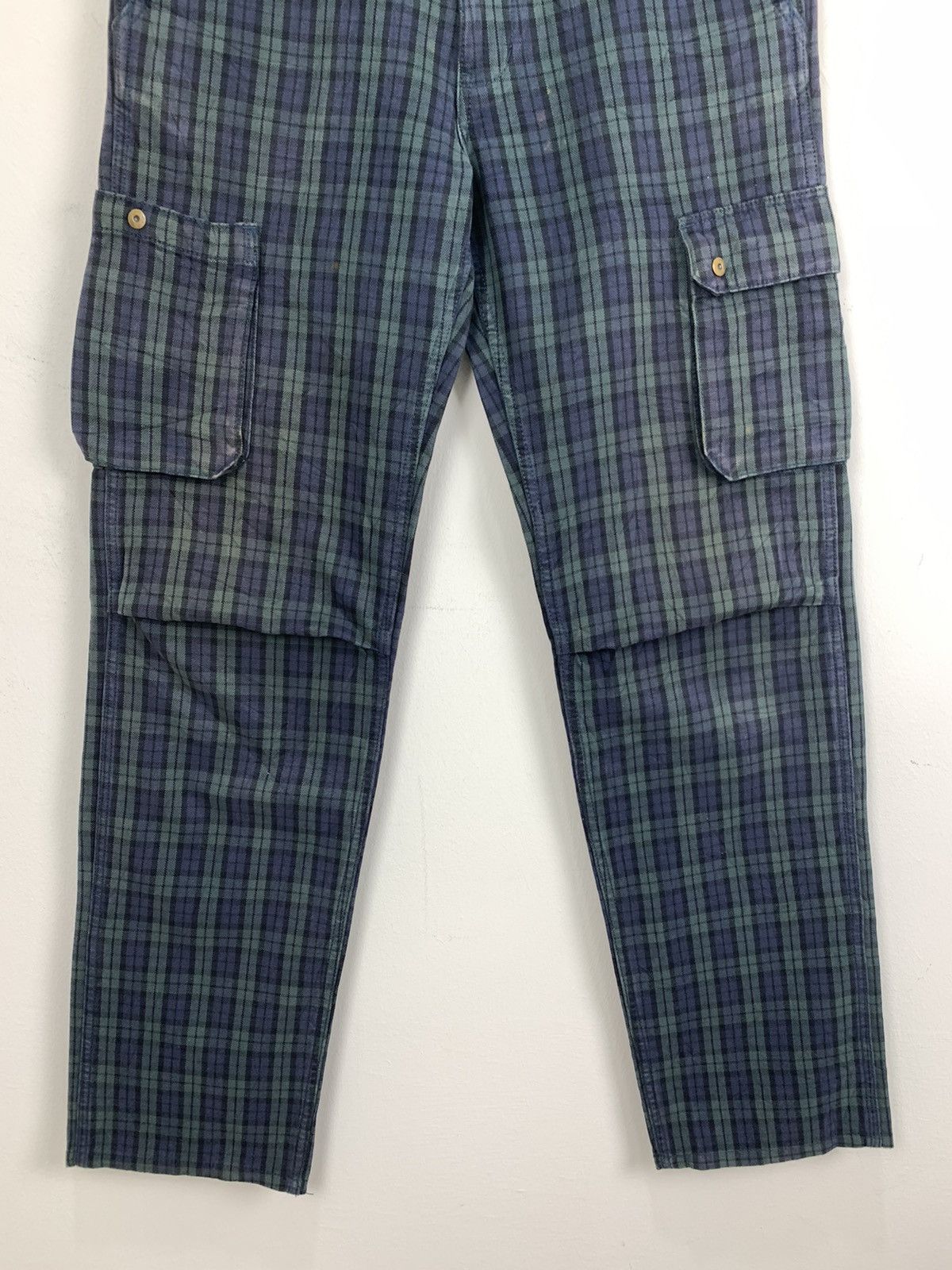 Liberty × Other × Seditionaries LIBERTO PARIS Tartan Baggy Punk Streetwear Denim Cargo Pant Size US 31 - 5 Thumbnail