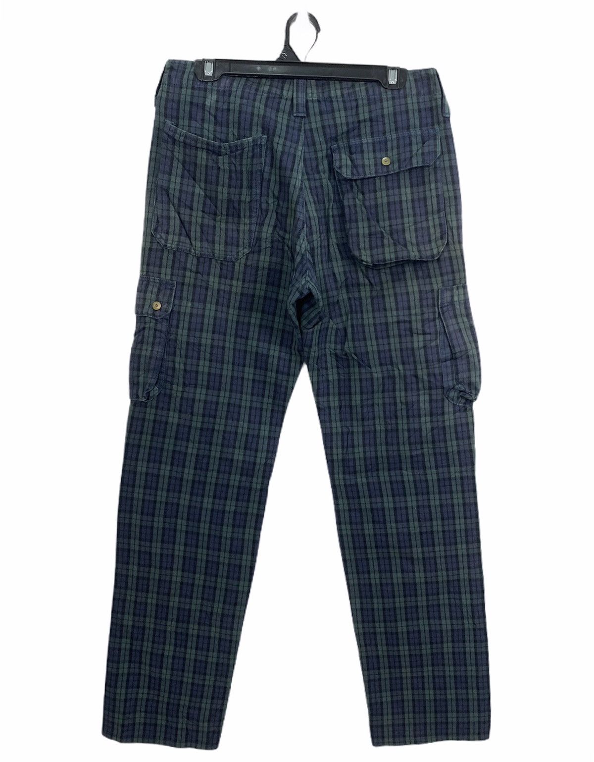 Liberty × Other × Seditionaries LIBERTO PARIS Tartan Baggy Punk Streetwear Denim Cargo Pant Size US 31 - 2 Thumbnail