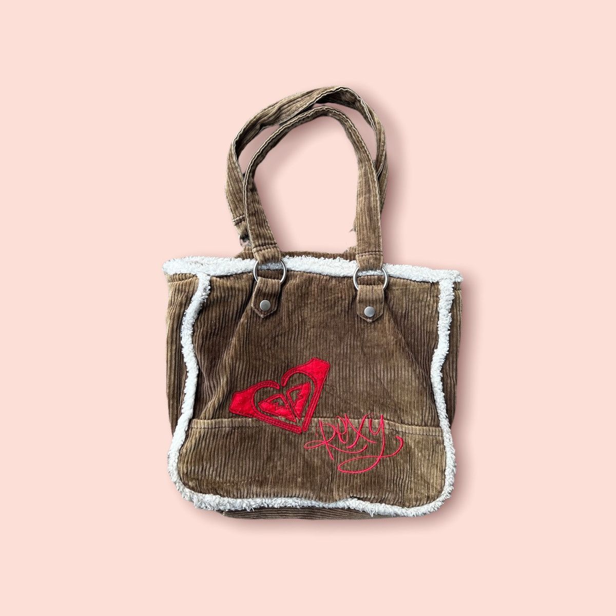 Quiksilver RARE VINTAGE ROXY CORDUROY SHOULDER TOTE BAG Size ONE SIZE - 1 Thumbnail