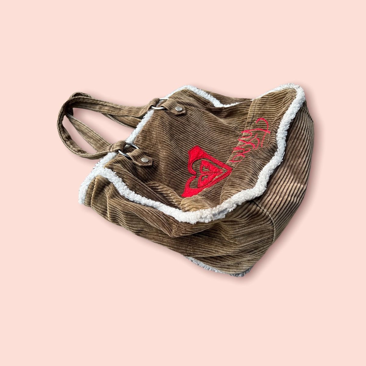 Quiksilver RARE VINTAGE ROXY CORDUROY SHOULDER TOTE BAG Size ONE SIZE - 4 Thumbnail