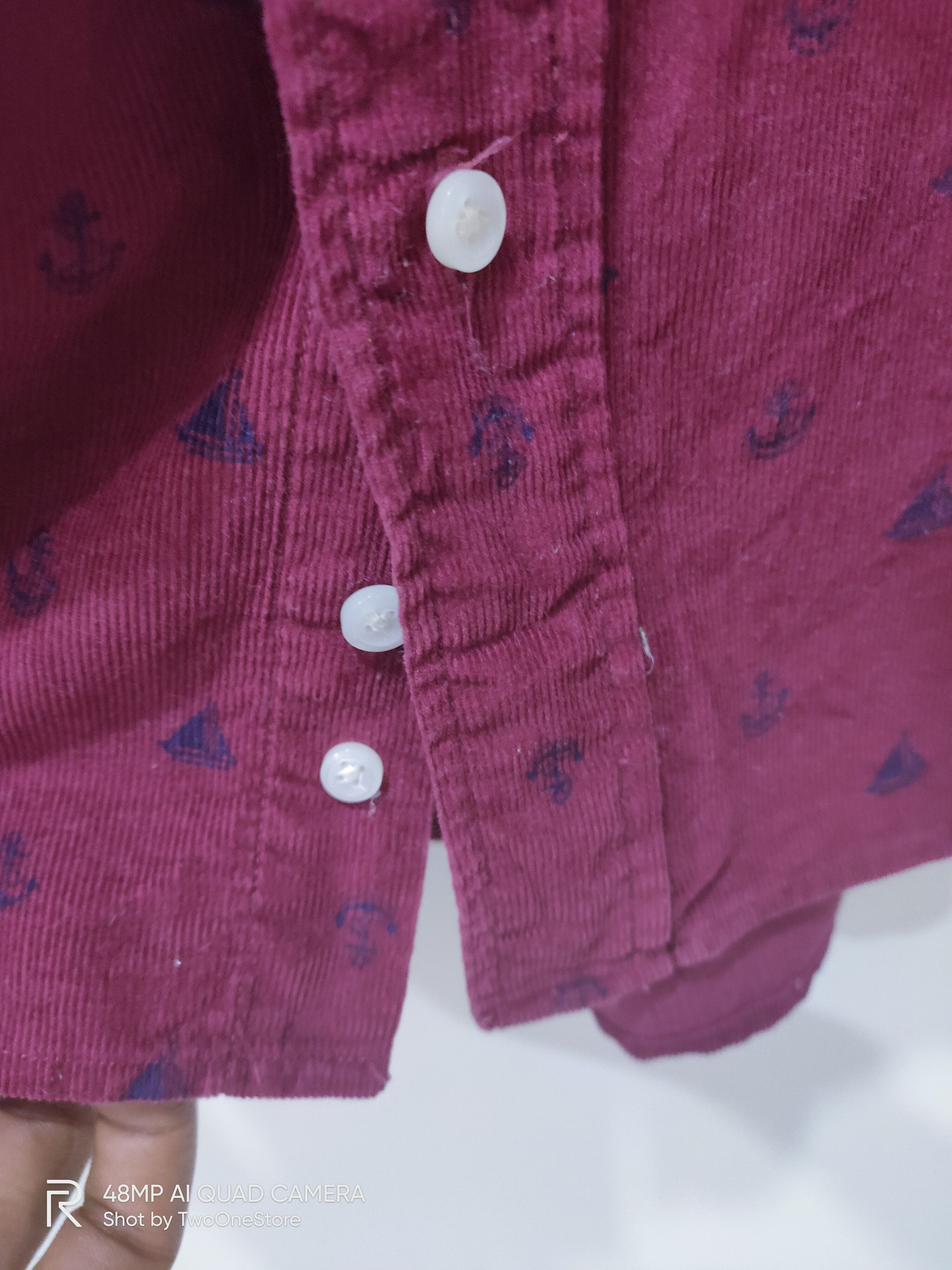Flannel × Velvet Vintage FAIR VALUE Fullprint Monogram Corduroy Velvet Shirt Size US L / EU 52-54 / 3 - 10 Thumbnail
